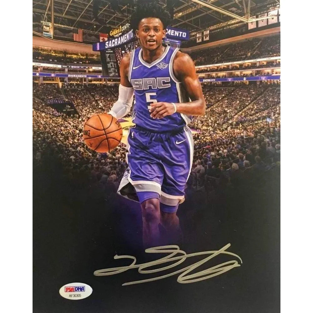 De'Aaron Fox Autographed 8x10 Photo - Sacramento Kings NBA Star - PSA/DNA Certified COA - Perfect for Collectors, Fans, and Sports Memorabilia Displays