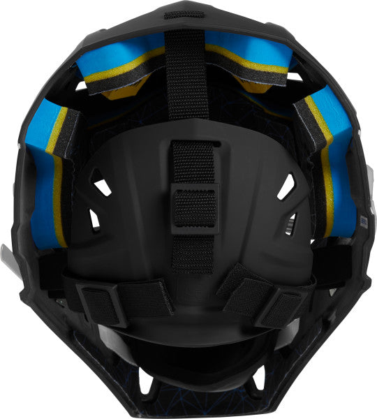 Rawlings Adult JR Hockey Style Catcher's Helmet CHMCHJ - Youth Baseball & Softball Protective Gear for Catchers - Perfect for Games, Practices & Training Sessions