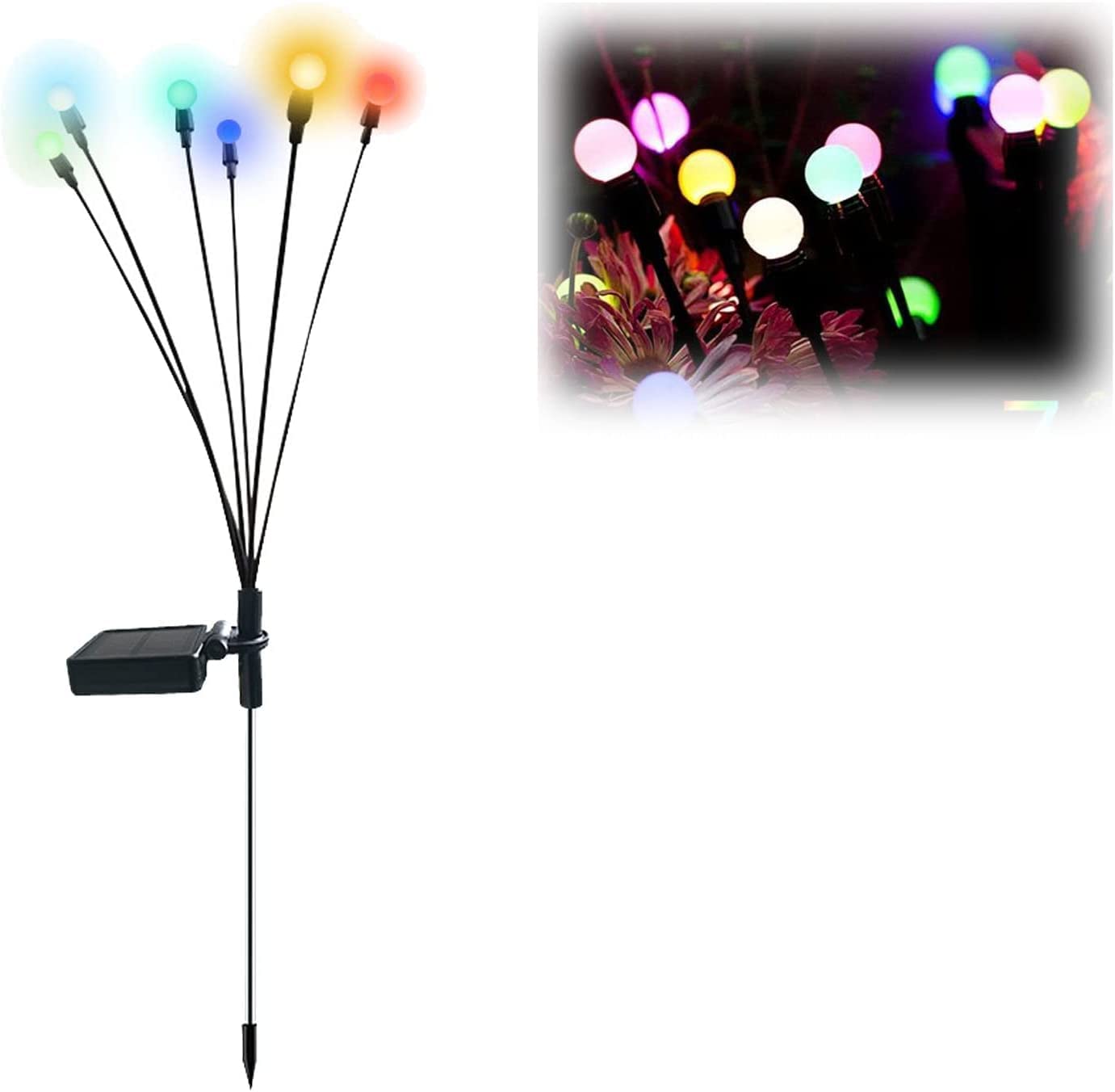 Solar Firefly Lights Outdoor - Waterproof Garden Decor for Patio & Yard