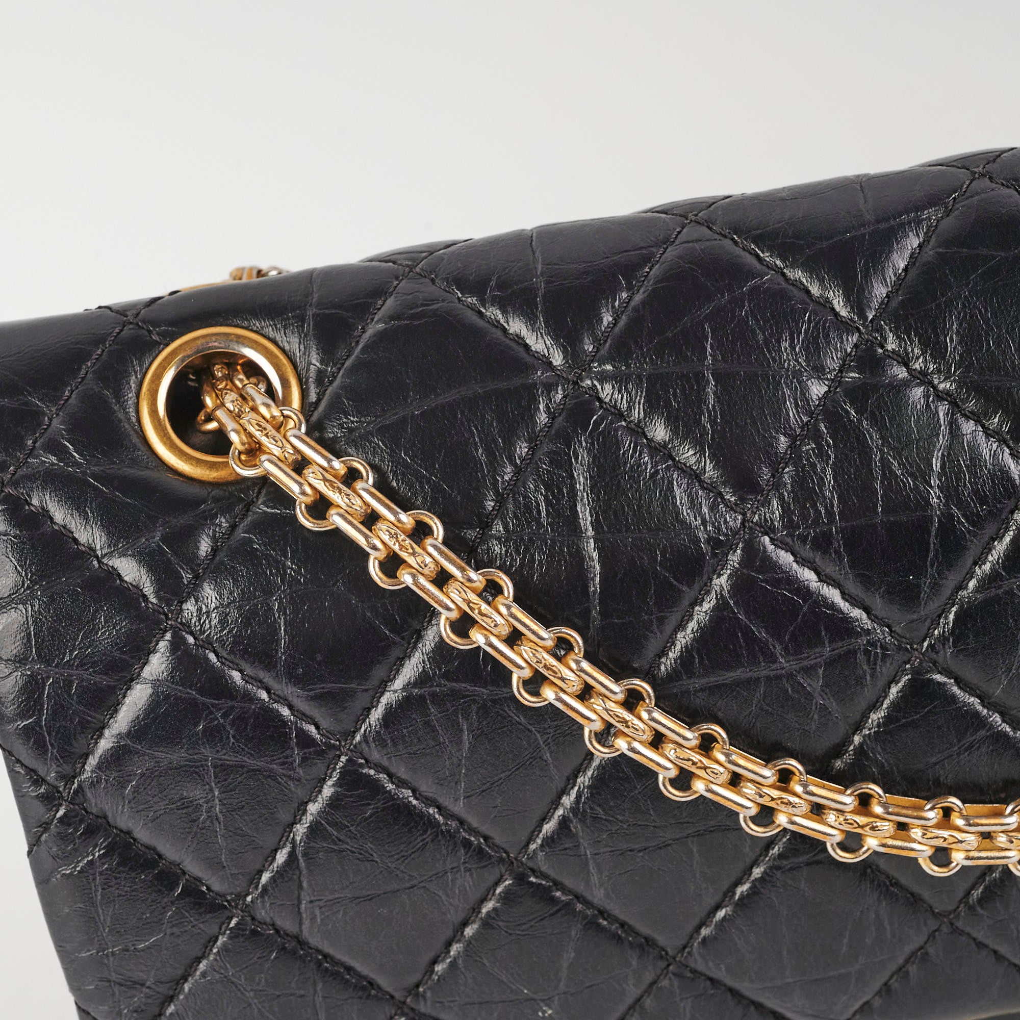 Chanel Medium Reissue 226 Black Leather Shoulder Bag - Luxury Designer Handbag for Women | Perfect for Work, Evening Events & Special Occasions