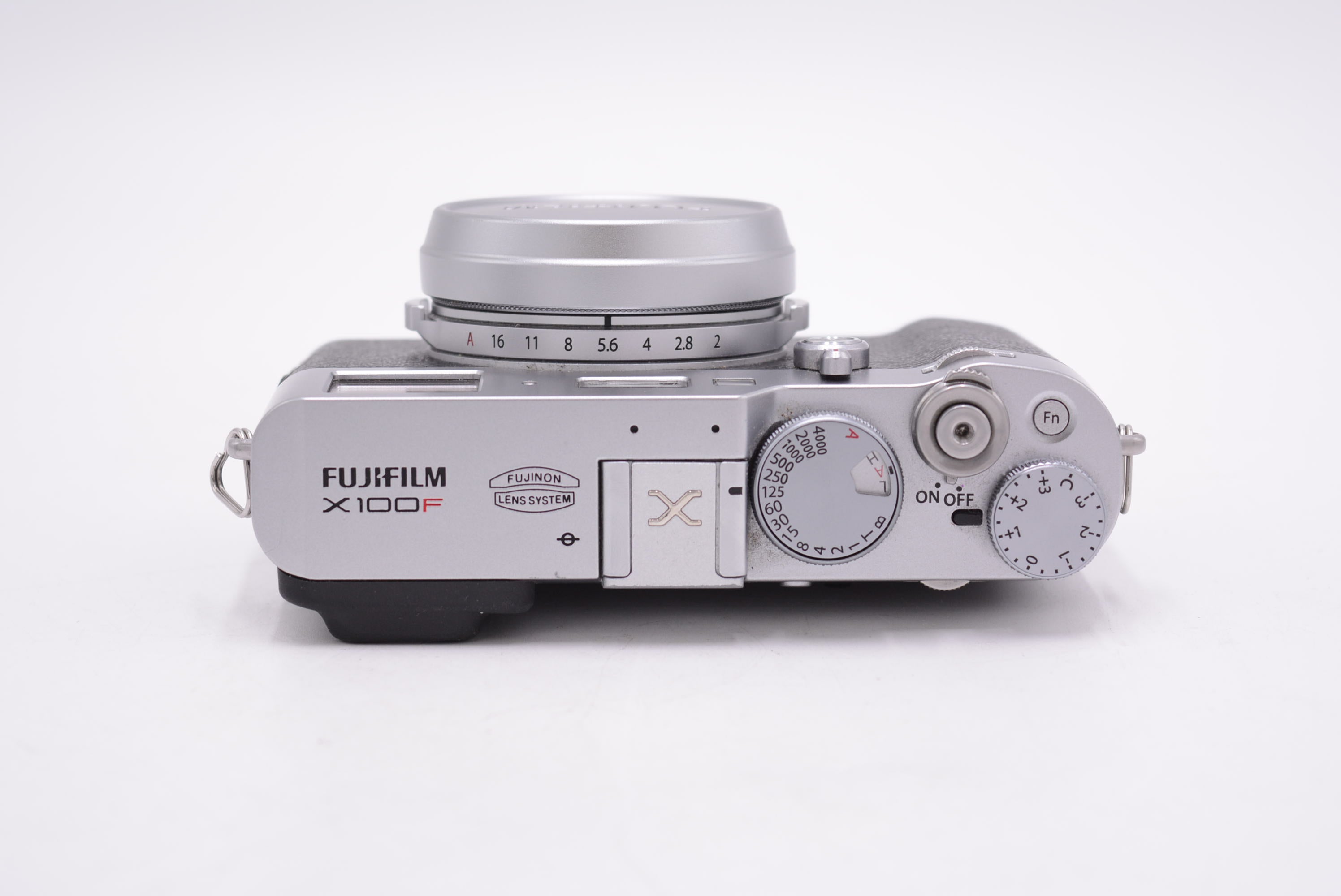Fujifilm X100F Compact Digital Camera (Silver) with Haoge Lens Hood - Premium Used Mirrorless Camera for Street Photography & Travel