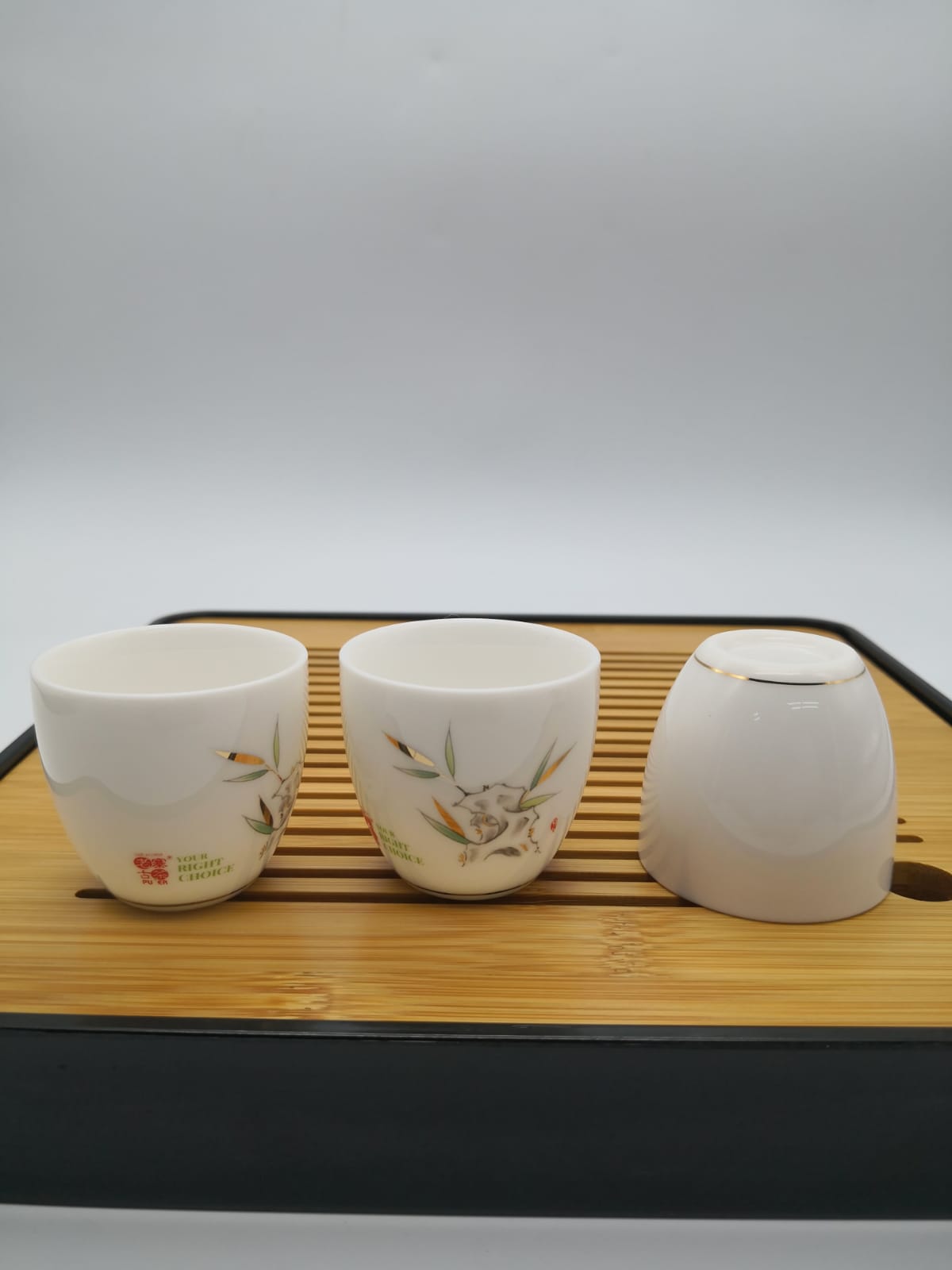 Premium White Porcelain Tasting Cups - Set of 6 for Tea, Coffee & Wine Tasting | Elegant Tea Ceremony & Coffee Sampling Accessories | Dishwasher Safe & Durable