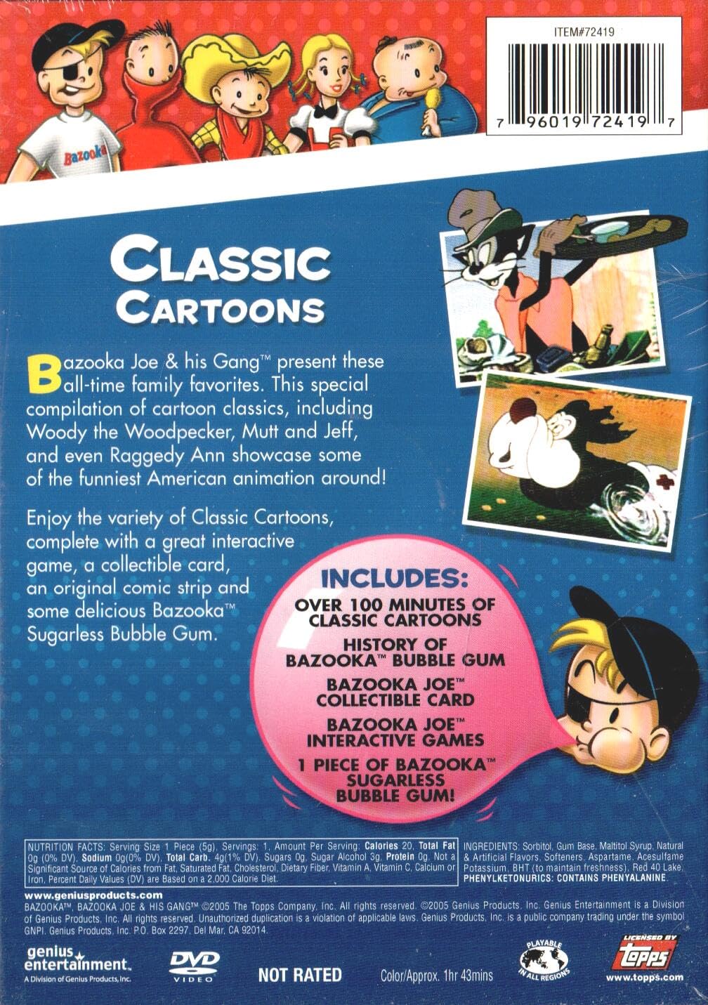 Bazooka Classic Cartoons Vol 5 - Nostalgic Cartoon Collection for Kids & Adults | Perfect for Birthday Gifts, Movie Nights & Family Entertainment