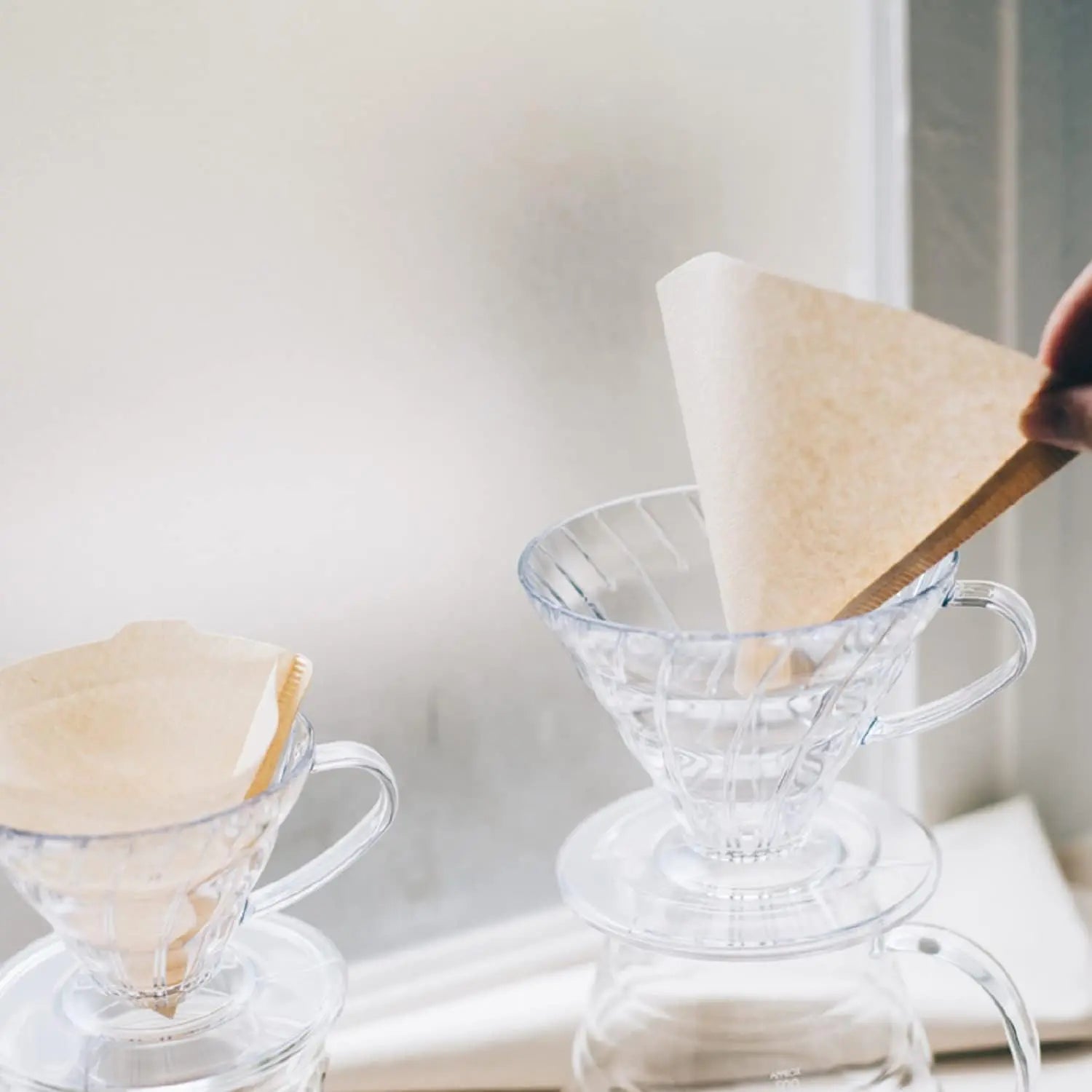 Hario V60 AS Resin Coffee Dripper - Pour Over Coffee Maker for Home & Office Brewing - Perfect for Specialty Coffee Lovers & Baristas