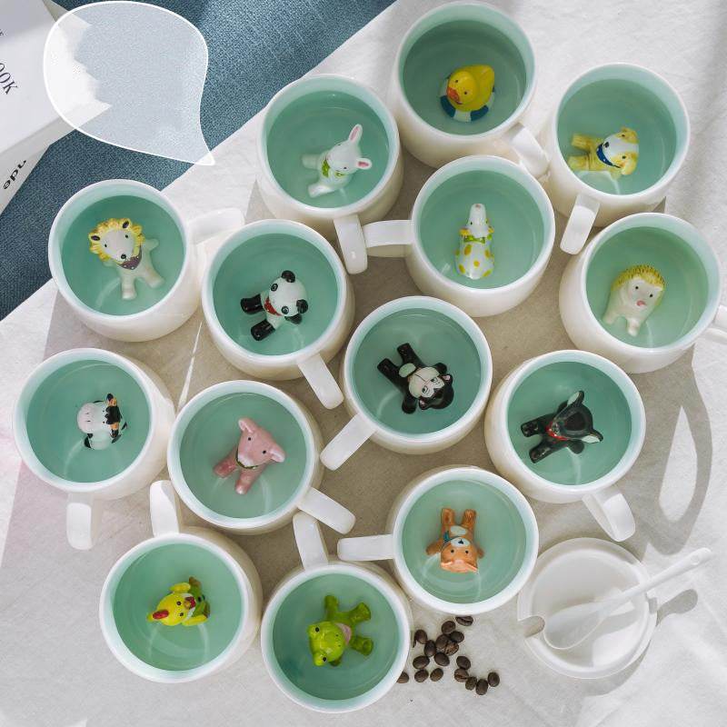 Creative 3D Coffee Mug - Unique Ceramic Cup for Home & Office Use - Perfect Gift for Coffee Lovers