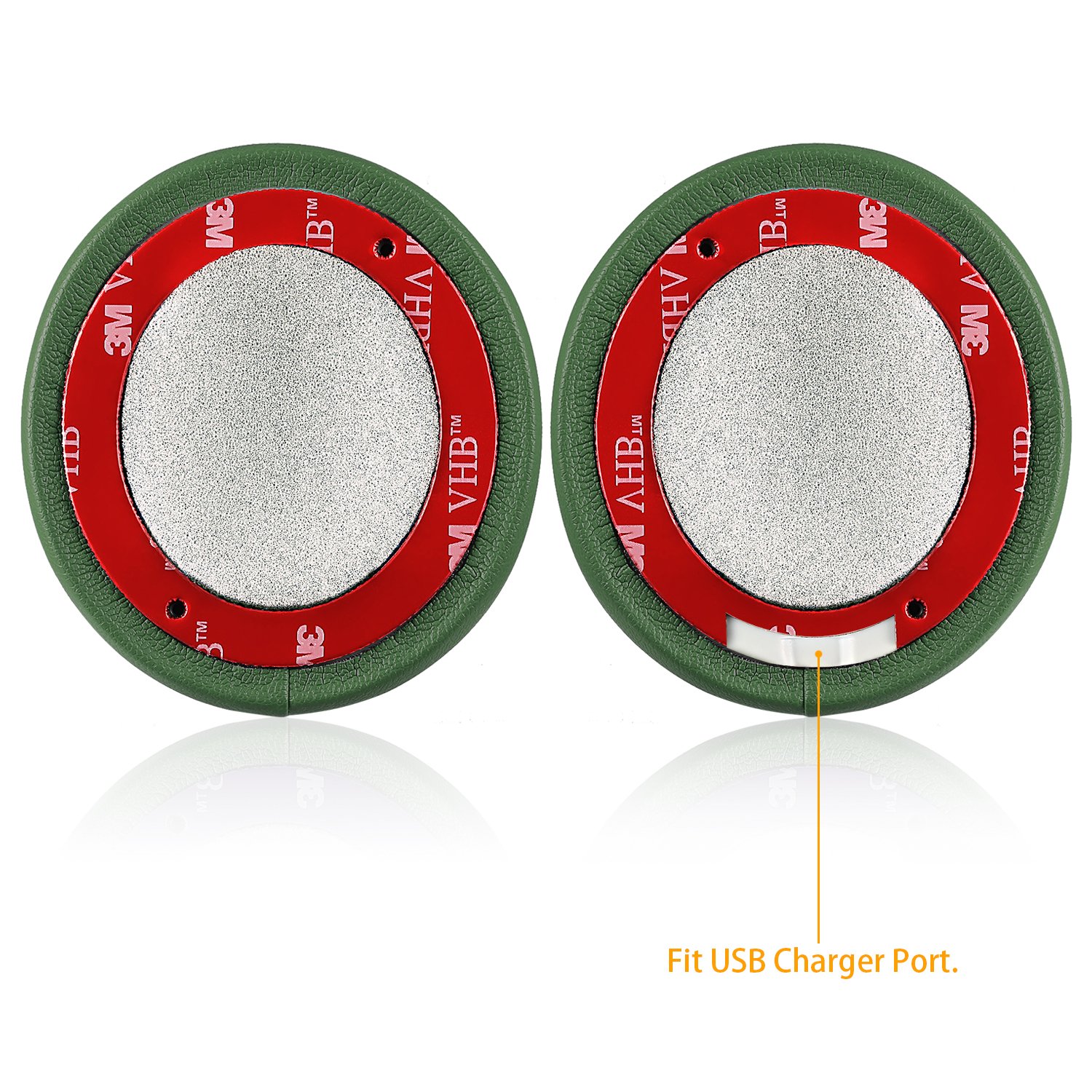 JARMOR Memory Foam Replacement Earpads for Beats Solo 2.0/3.0 Wireless Headphones - Soft Ear Cushion Covers (Turf Green) | Perfect for Workouts, Commuting & Travel Comfort