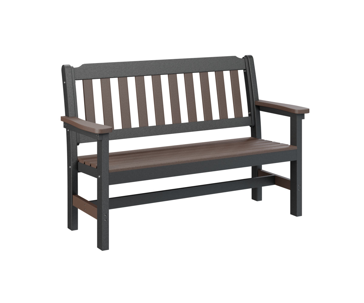Berlin Gardens Outdoor Garden Bench - Heavy Duty Weather-Resistant Wooden Bench for Patio, Backyard, and Garden Seating - Perfect for Relaxing and Entertaining Guests
