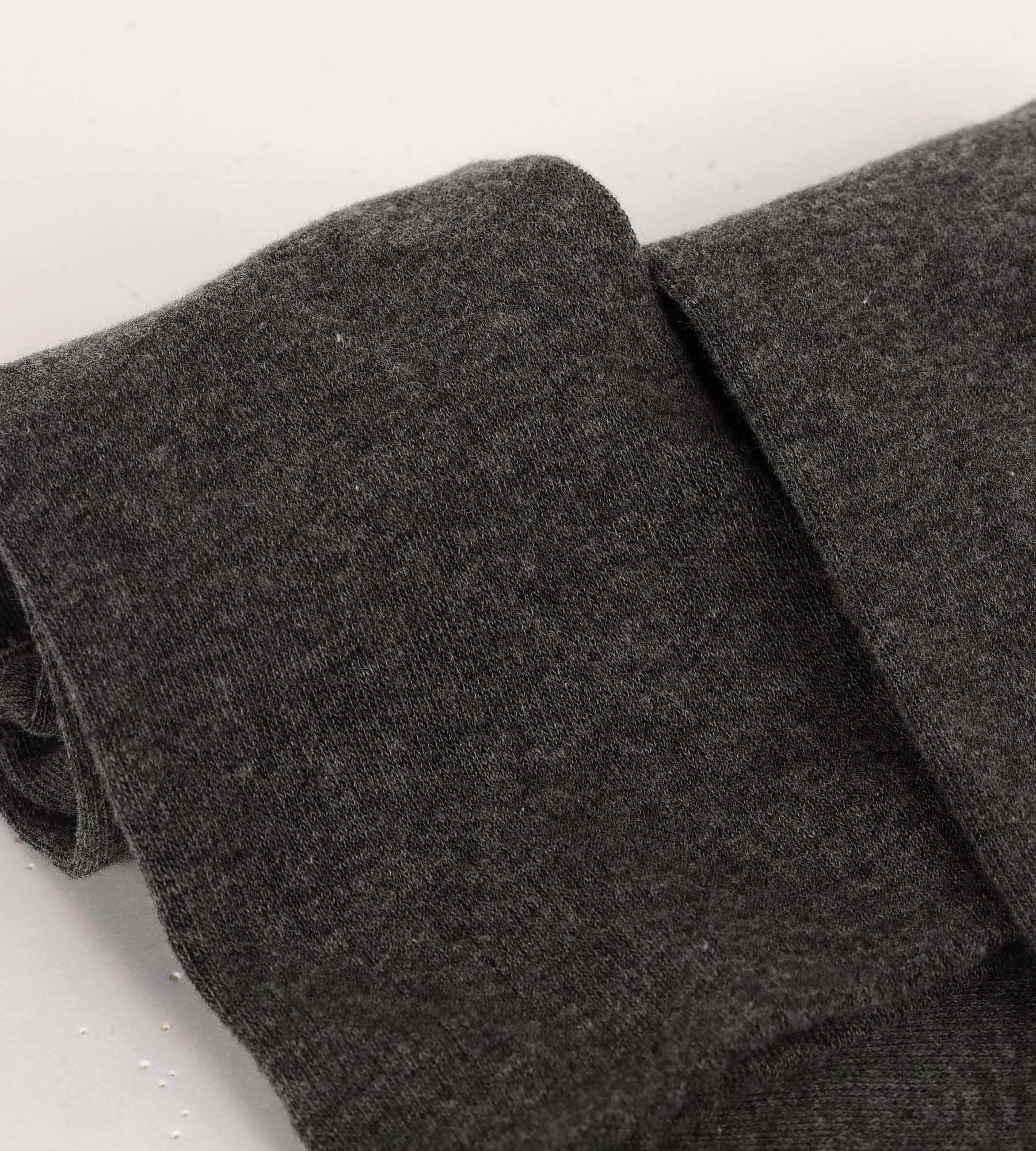 Women's High Cotton Socks - Anthracite Heather Knee-High Socks for Workout, Running & Winter Warmth
