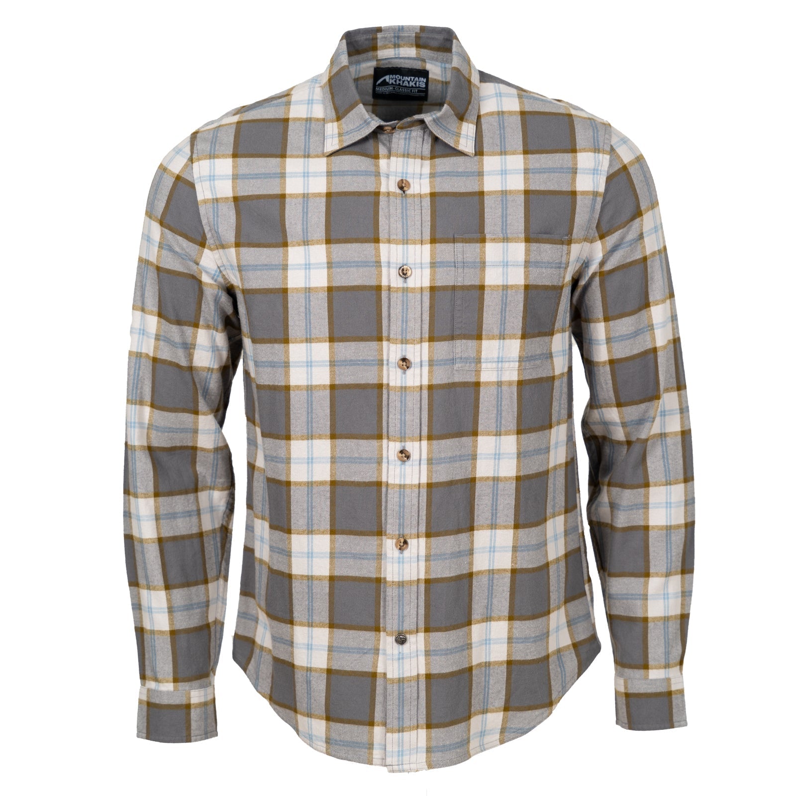 Homestead Long Sleeve Flannel Shirt for Men & Women - Soft Plaid Flannel Shirt for Fall & Winter - Perfect for Outdoor Camping, Hiking and Casual Wear