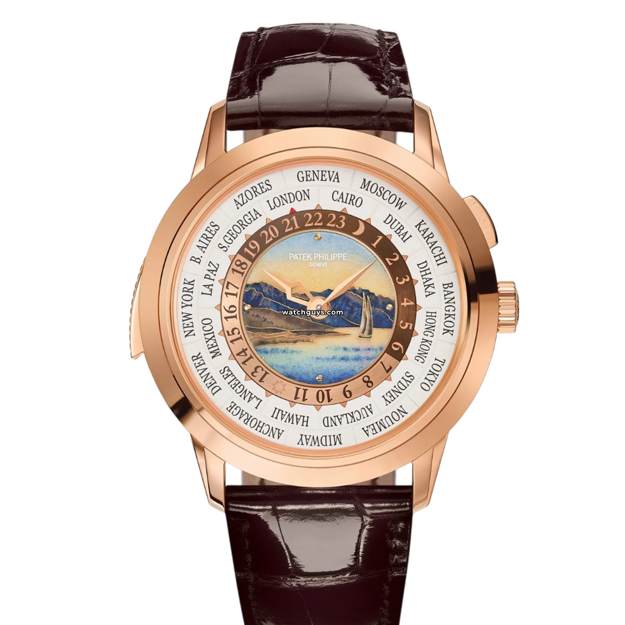 Patek Philippe Grand Complications 5531R-001 World Time Minute Repeater Luxury Watch - Perfect for Business Meetings & Special Occasions