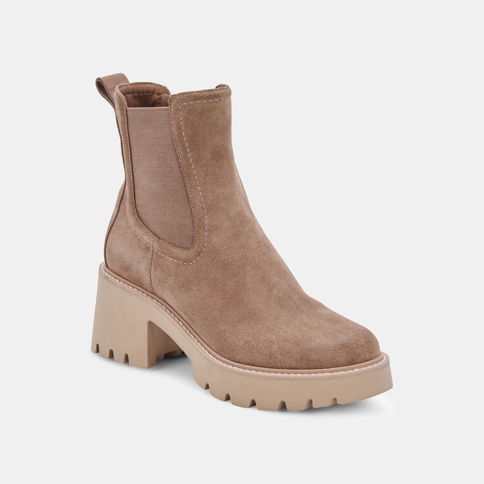 HAWK H20 WIDE BOOTIES - Waterproof Mushroom Suede Booties for Women - Perfect for Hiking, Outdoor Adventures & Winter Fashion