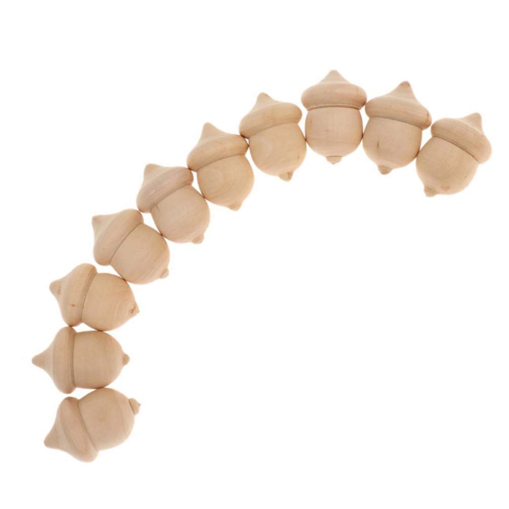 Healifty Unfinished Wood Peg Dolls - 20pcs DIY Natural Wooden Dolls for Christmas Decor, Wedding Party, Arts & Crafts, Graffiti, Rustic Table Decor - Perfect for Holiday Centerpieces, Kids' Craft Projects & Home Decoration