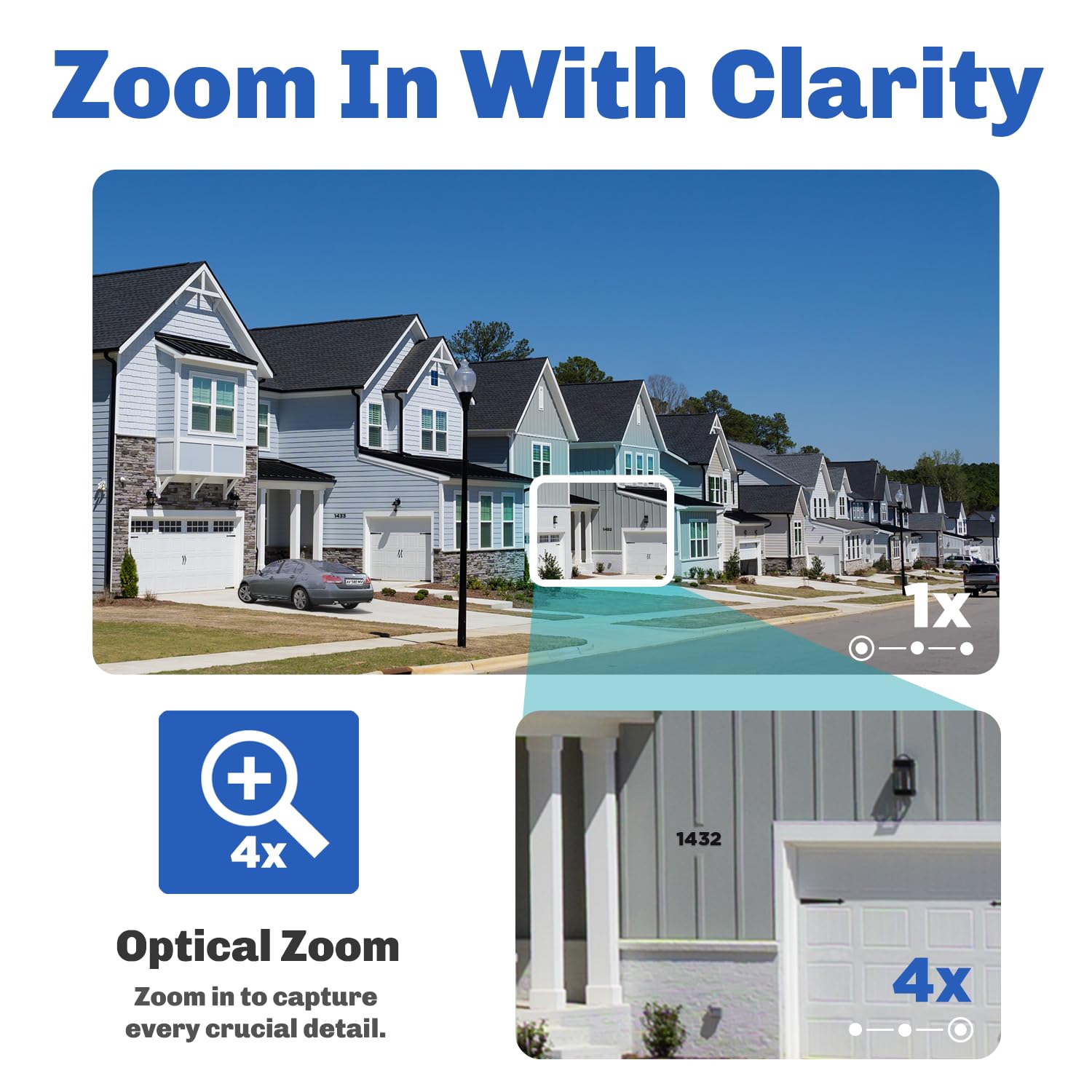 4K (3840x2160) 8MP Outdoor PoE IP Security Camera System with 4X Optical Zoom, 130FT Night Vision & AI Detection - 16 Channel Surveillance for Home/Business Security (16 Cameras Included) | Ideal for 24/7 Property Monitoring, Facial Recognition & Perimeter Protection