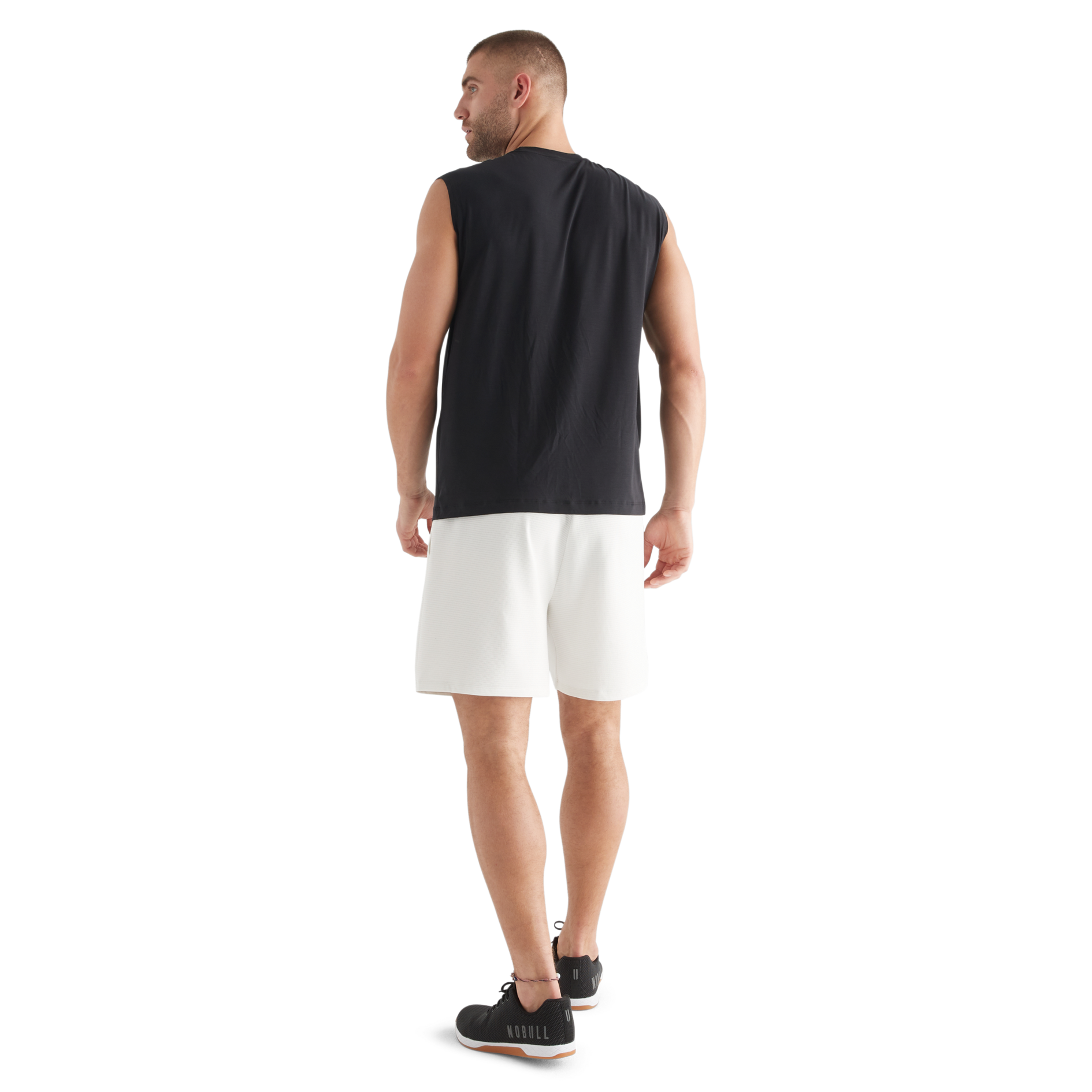 Men's Comfortable Textured Knit Shorts - 7 Inch Inseam, Breathable & Stylish for Casual Wear, Gym, and Summer Outings