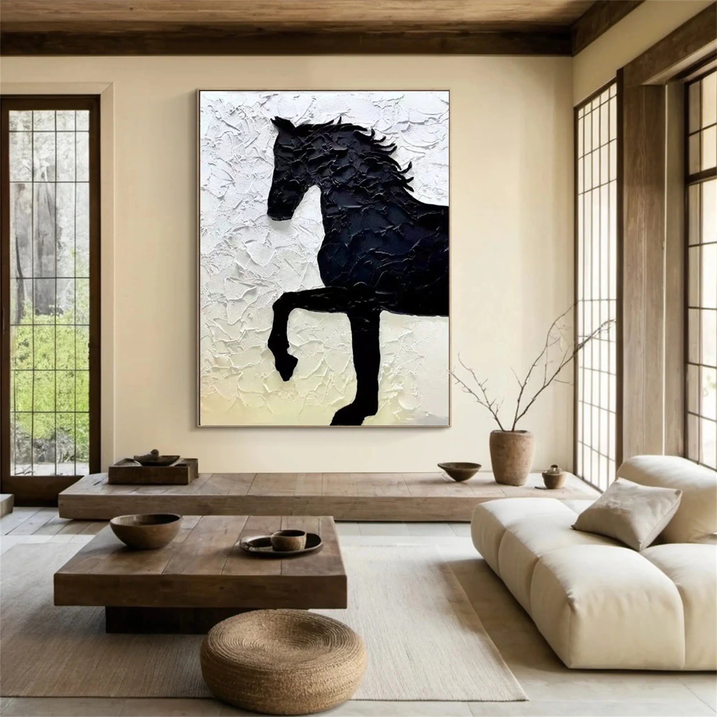 Animal Art Painting #AP015 - Handmade Wildlife Canvas Art for Home & Office Decor - Perfect for Living Room, Bedroom, or Gift