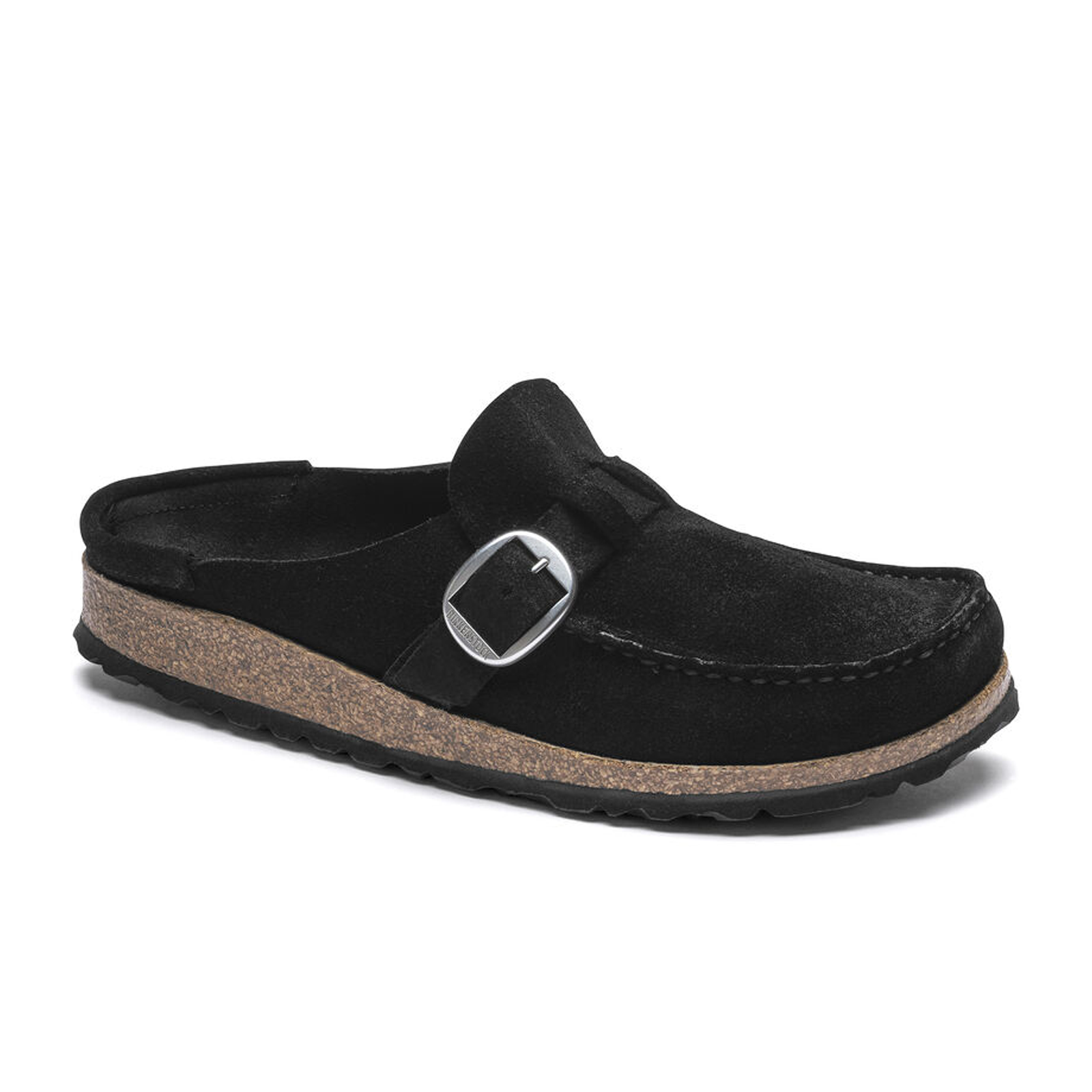Birkenstock Buckley Narrow Clog for Women - Black Suede Leather Comfortable Slip-On Shoes | Perfect for Casual Wear, Work, and Home Relaxation