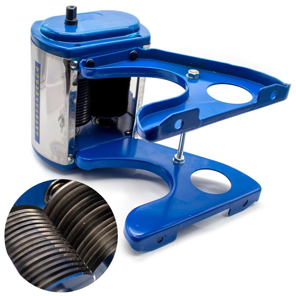 Stainless Steel Manual Commercial Meat Slicer - Hand Cranked Beef Mincer & Chopper with 5MM Adjustable Thickness | Perfect for Deli, Butcher Shop & Home Kitchen Use
