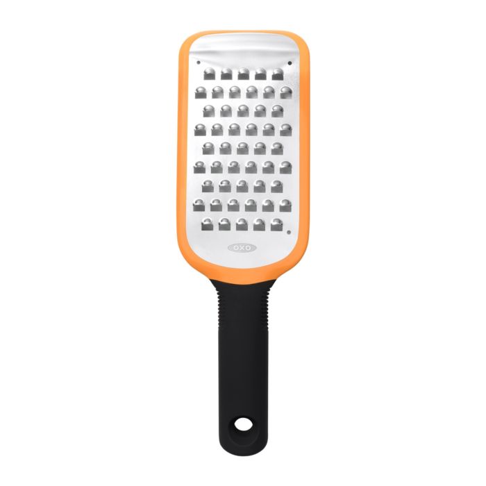 Premium Stainless Steel Etched Coarse Grater - Heavy Duty Kitchen Cheese & Vegetable Shredder for Cooking, Baking & Salad Making