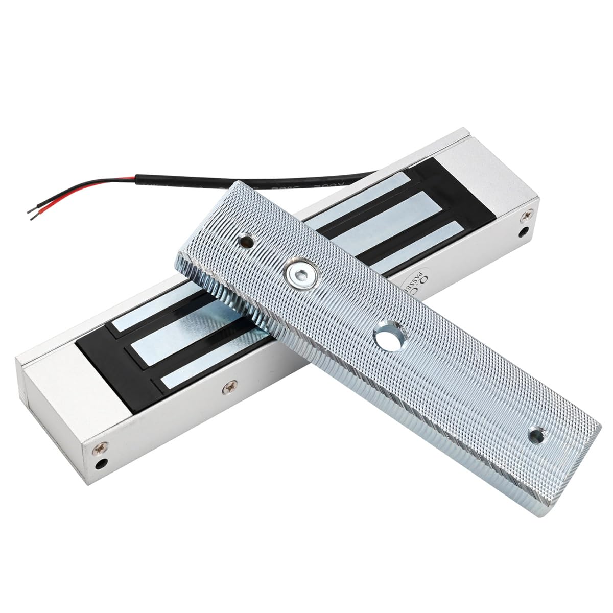 Waterproof 350LBS (180KG) Holding Force Electromagnetic Lock - 12V Fail Safe NC Mode Electric Magnetic Door Lock for Access Control System - Ideal for Office Buildings, Hotels & Security Gates