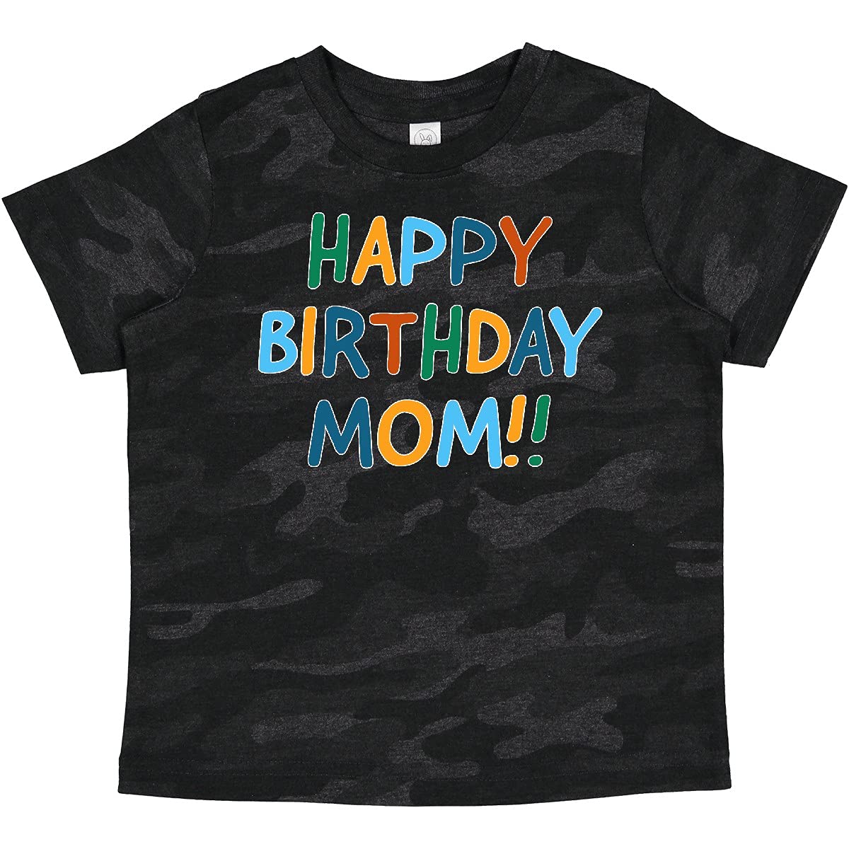 Inktastic Happy Birthday Mom Baby T-Shirt - Cute Cotton Toddler Tee for Birthday Celebrations & Family Photos
