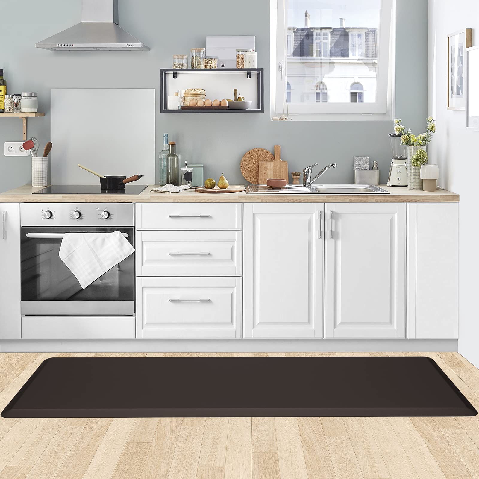 **KitchenClouds Anti-Fatigue Kitchen Mat - 17.3