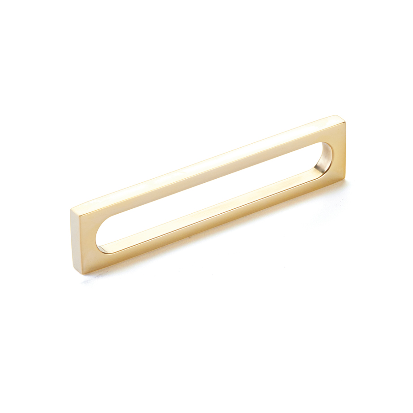 Vintage Unlacquered Brass Loop Square Drawer Pulls & Cabinet Knobs - Heavy Duty Solid Brass Hardware for Kitchen Cabinets, Dressers & Furniture Restoration (Set of 10)