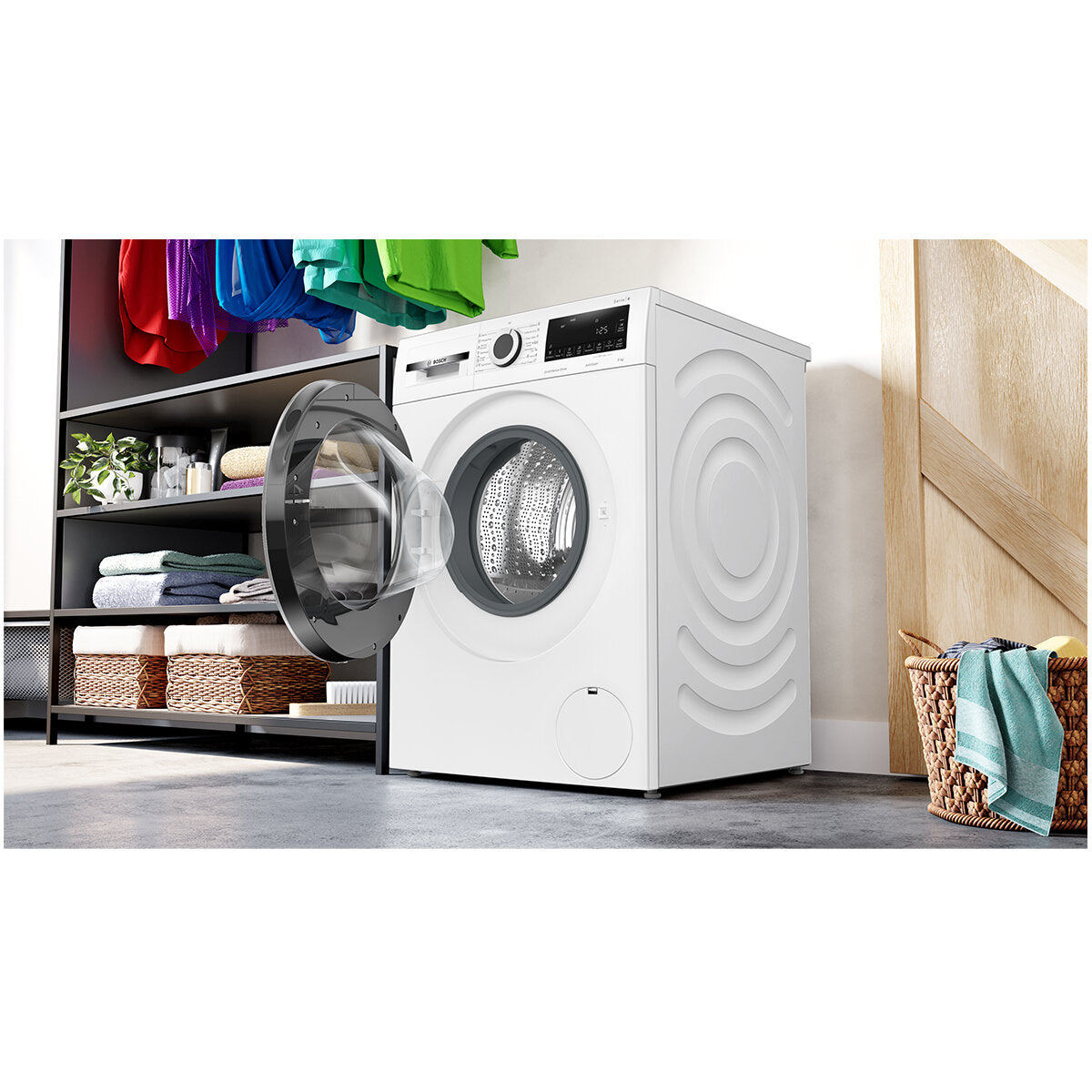Bosch Series 6 9kg Front Load Washing Machine WGG24409AU - Energy Efficient, Quiet Laundry Appliance for Home & Apartment Use