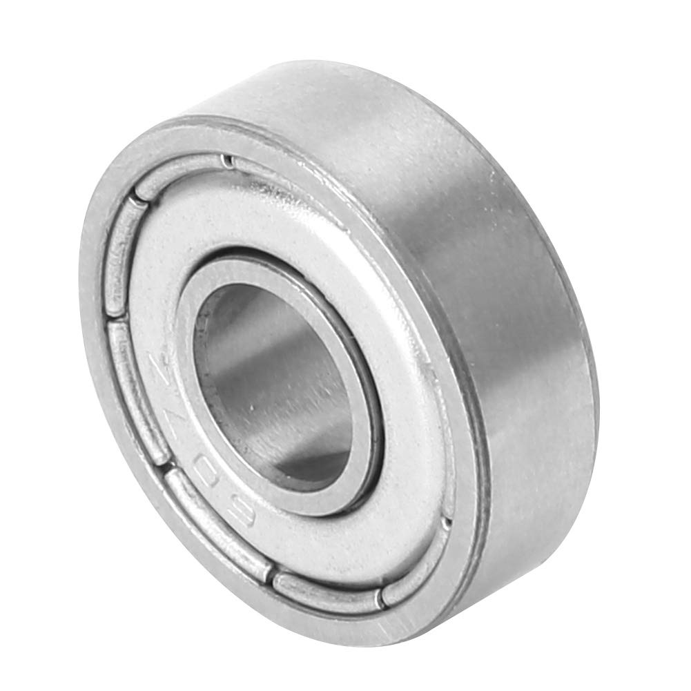 10PCS 607ZZ Deep Groove Ball Bearings, Double Shielded Stainless Steel Bearings for 3D Printers, Electric Motors, Skateboards, and DIY Projects – Durable & High-Speed Performance