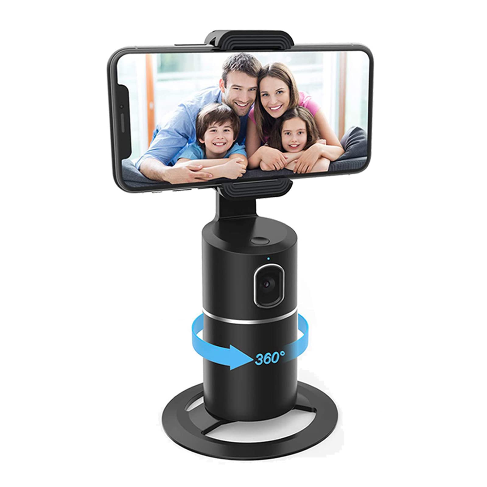 ElecHavk 3-Axis Gimbal Stabilizer with AI Auto Face Tracking - 360° Rotation Smartphone Gimbal for Vlogging, Live Streaming & Video Shooting - Compatible with iPhone & Android Phones (Perfect for Travel Vlogs, TikTok Videos & YouTube Content Creation)