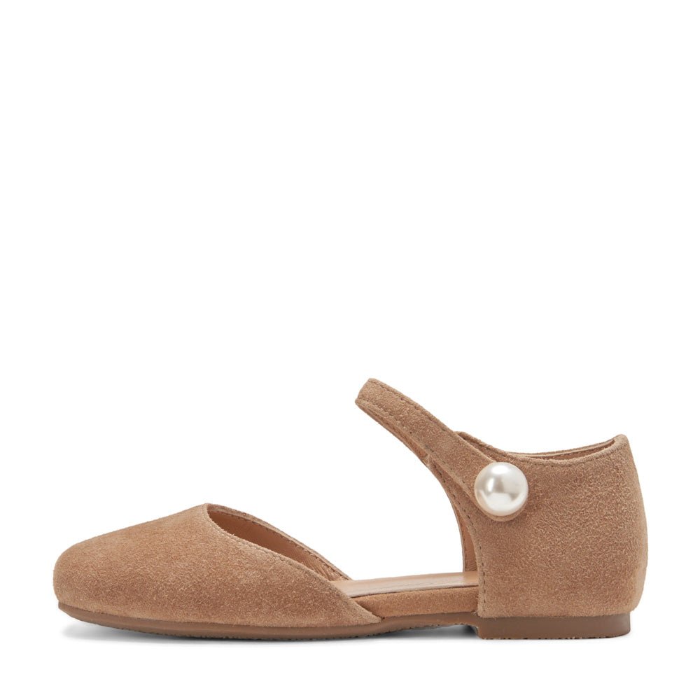 Libby Suede Beige Women's Ankle Boots - Comfortable & Stylish Fall Winter Shoes for Casual Outfits, Office Wear & Date Nights