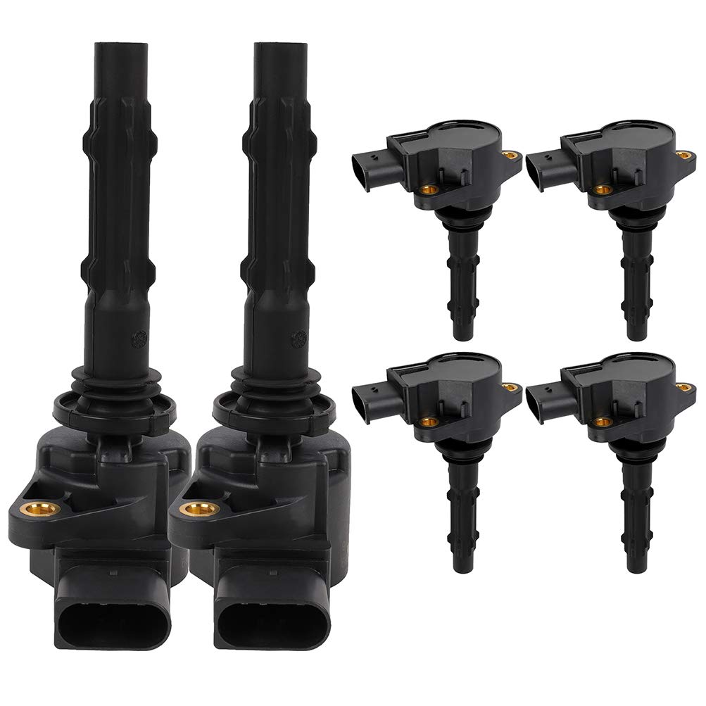 6-Pack Ignition Coil Compatible with Mercedes-Benz R350 E550 S450 R550 CL550 CLK550 & Dodge/Freightliner Sprinter 2500 3500 (4.6L 4.7L 5.5L V8 3.5L 2006-2011) - Replaces UF535 UF585 C1691 - Perfect for Engine Performance & Smooth Driving