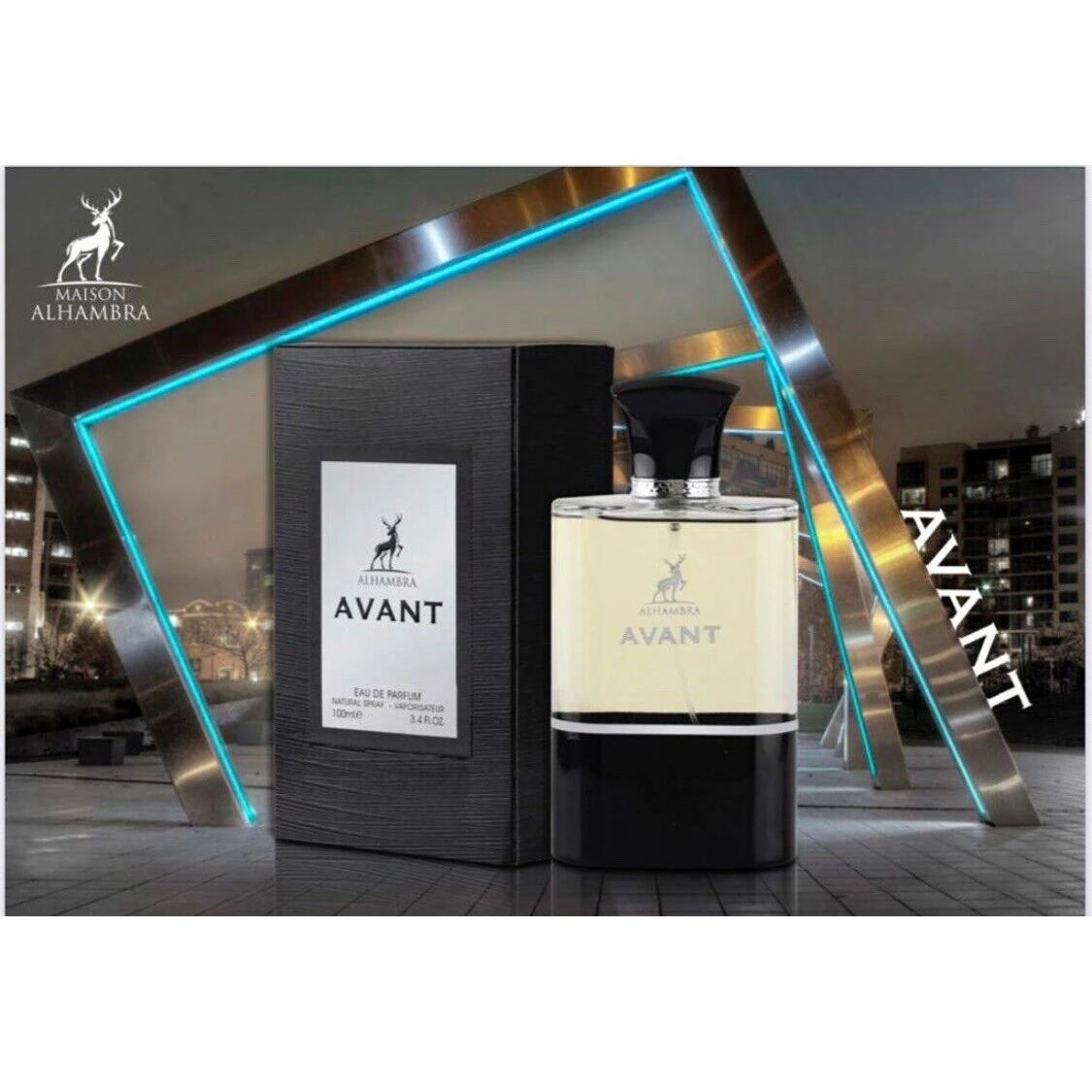 Avant Men's Eau de Parfum 3.4 oz - Premium Long-Lasting Cologne for Everyday Wear & Special Occasions