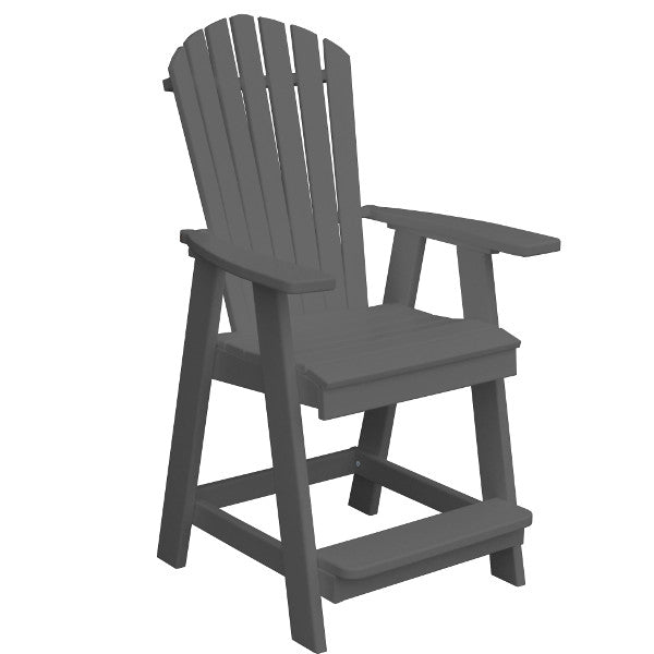 Fanback Counter Chair - Sturdy & Comfortable Bar Stool for Kitchen Island, Breakfast Nook & Home Bar | Adjustable Height & Swivel Seat | Modern Dining Furniture for Restaurants & Cafes