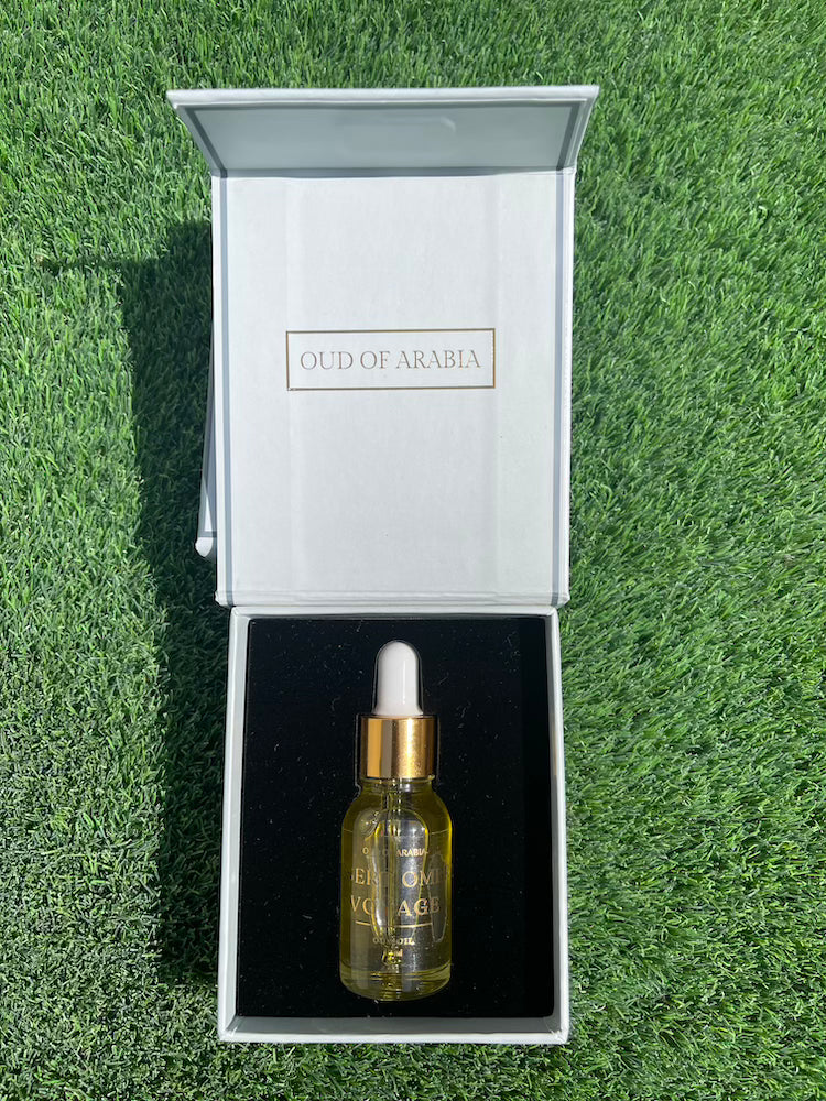 Premium Desert Ombre Voyage Oud Perfume Oil - 15ml Travel Size, Long-Lasting Arabian Scent for Men & Women - Perfect for Date Nights, Special Occasions & Gift Giving