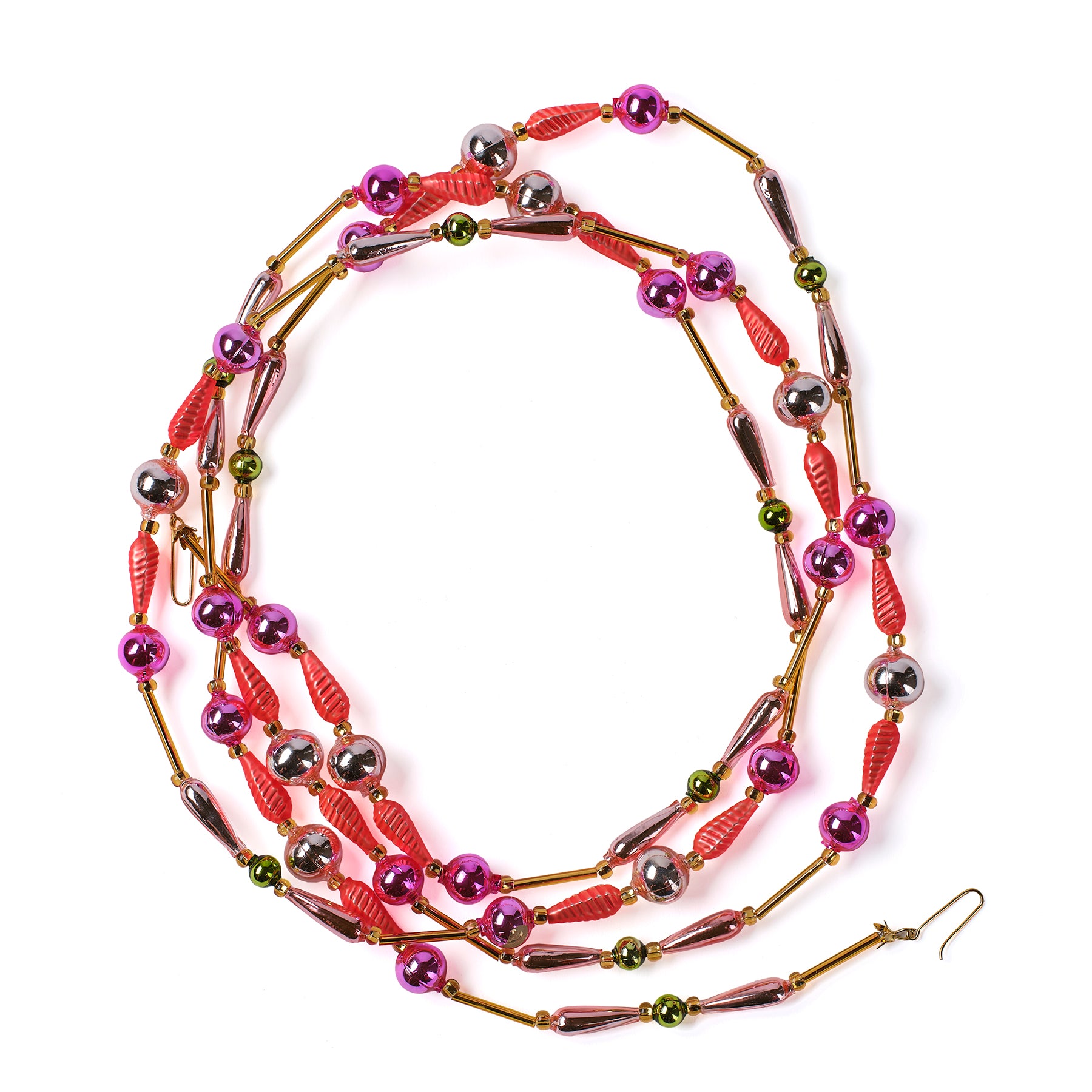 Orange and Pink Garland - Premium Floral Garland for Home Decor, Parties, Weddings & Events - Perfect for Wall, Table, and Ceiling Decoration