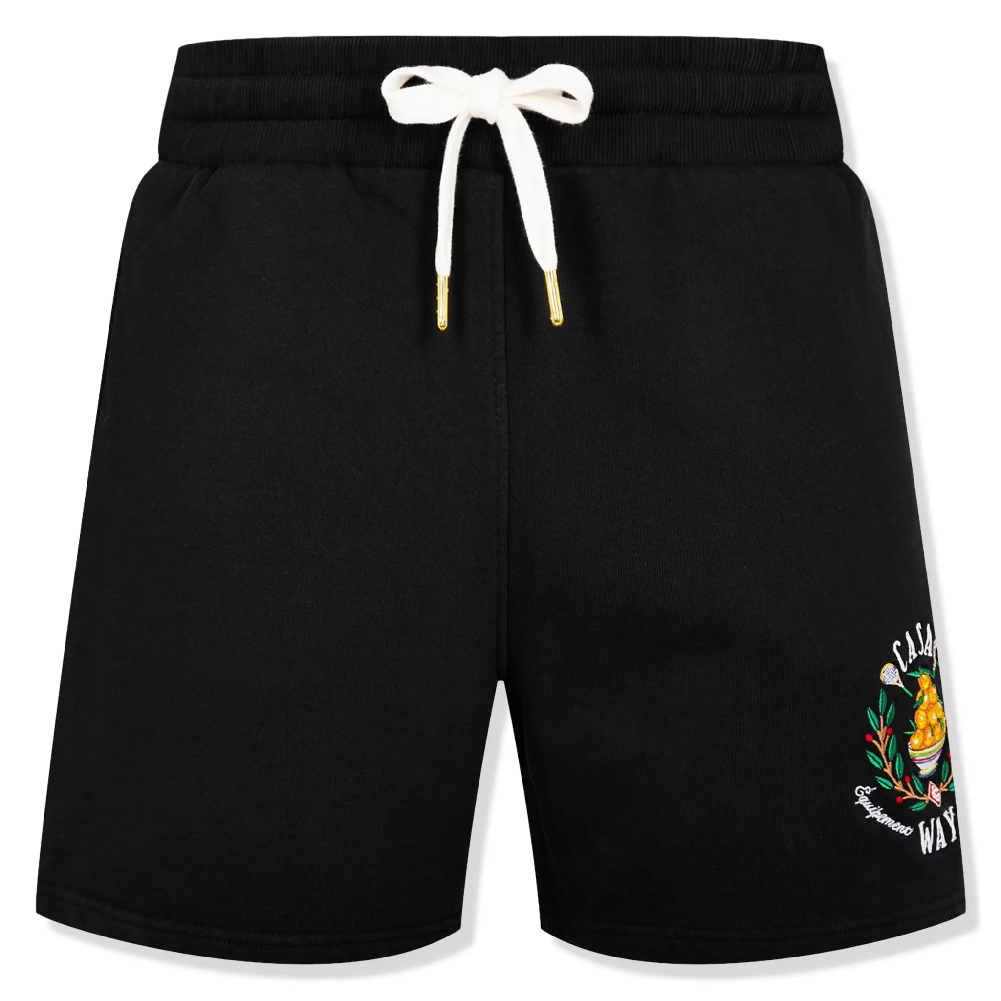 Casablanca Casa Way Black Shorts for Women - Comfortable High Waisted Stretch Shorts for Summer, Workout & Casual Wear