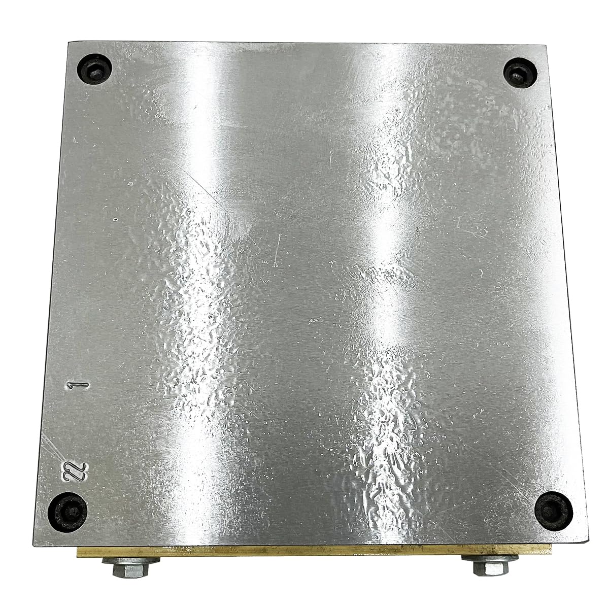 INTBUYING 6x6 Inch Rectangular Magnetic Chuck - High Power Permanent Magnet for Lathe & Surface Grinding (100-120 N/cm²) - Ideal for Metalworking, Precision Machining & Industrial Applications