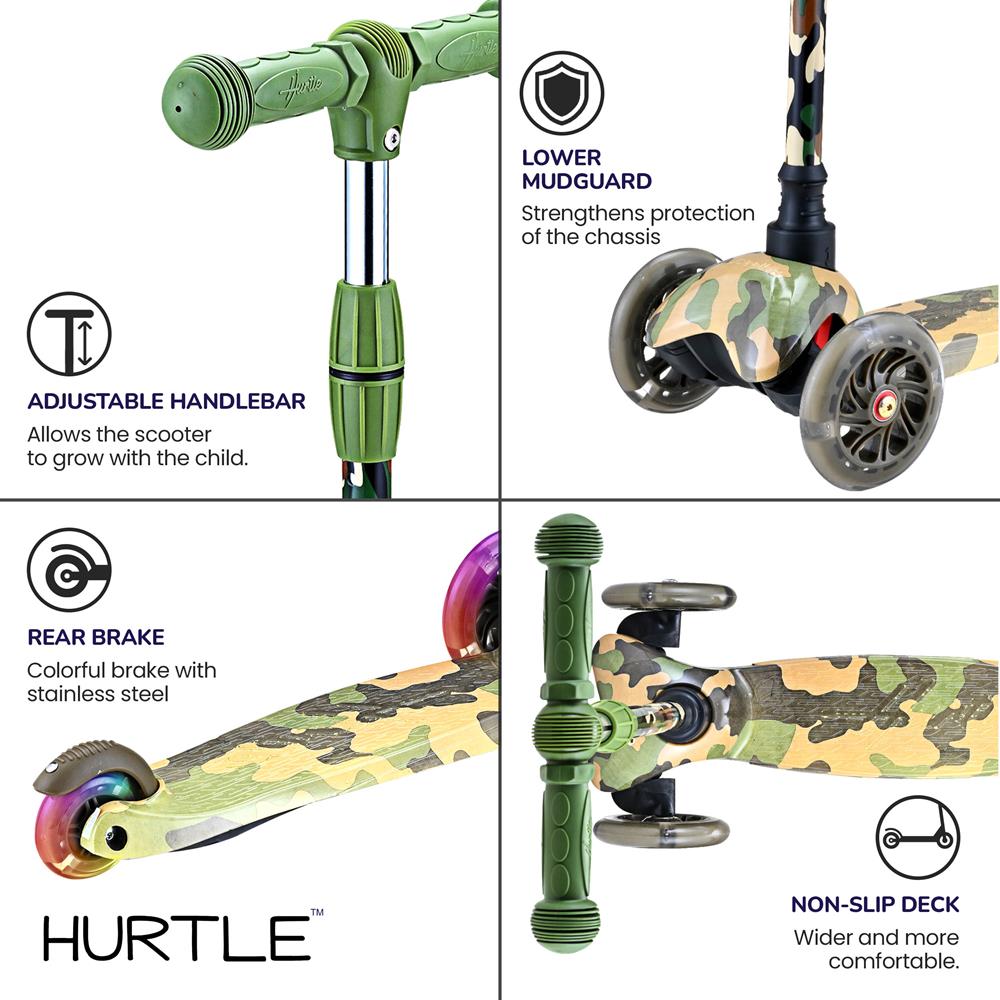 Mini Kickboard Scooter for Kids & Adults - Lightweight Foldable Kick Scooter for Commuting, Travel & Fun Outdoor Activities