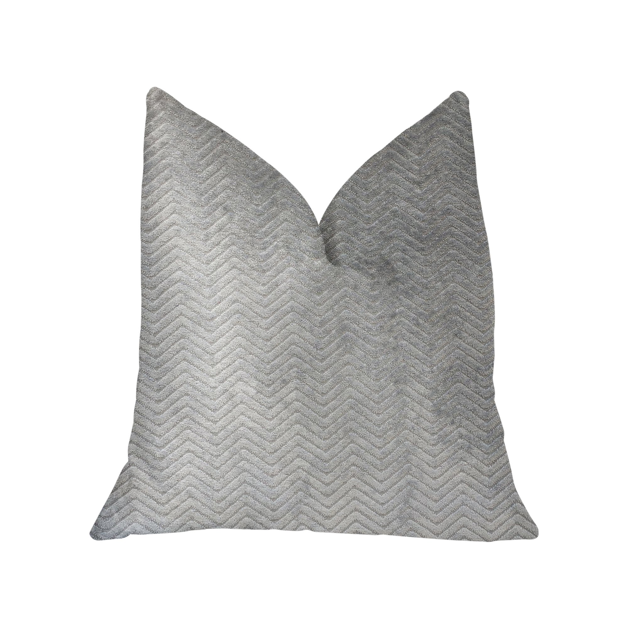 Plutus Silver Moon Luxury Throw Pillow 22x22 Inches - Soft Decorative Cushion for Sofa, Bed & Home Decor - Premium Square Pillow Cover for Living Room, Bedroom & Nursery