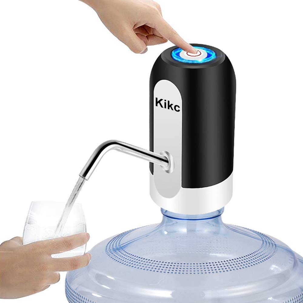 Electric Water Dispenser Pump System - Automatic Drinking Water Dispenser for Home & Office (Black) - Perfect for Kitchen, Countertop, or Desktop Use