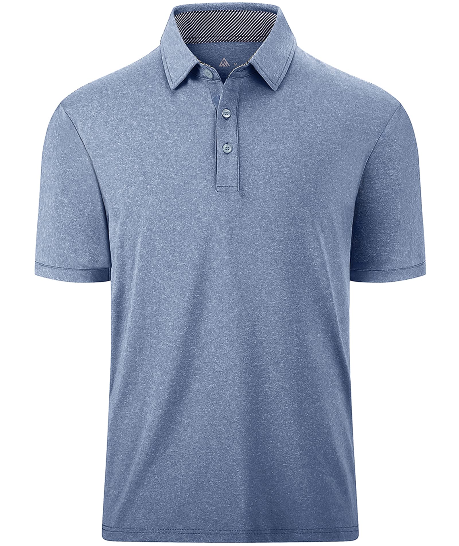 V VALANCH Men's Performance Golf Polo Shirt - Moisture Wicking, Breathable Short Sleeve Shirt for Summer - Ideal for Golf, Tennis, and Casual Wear