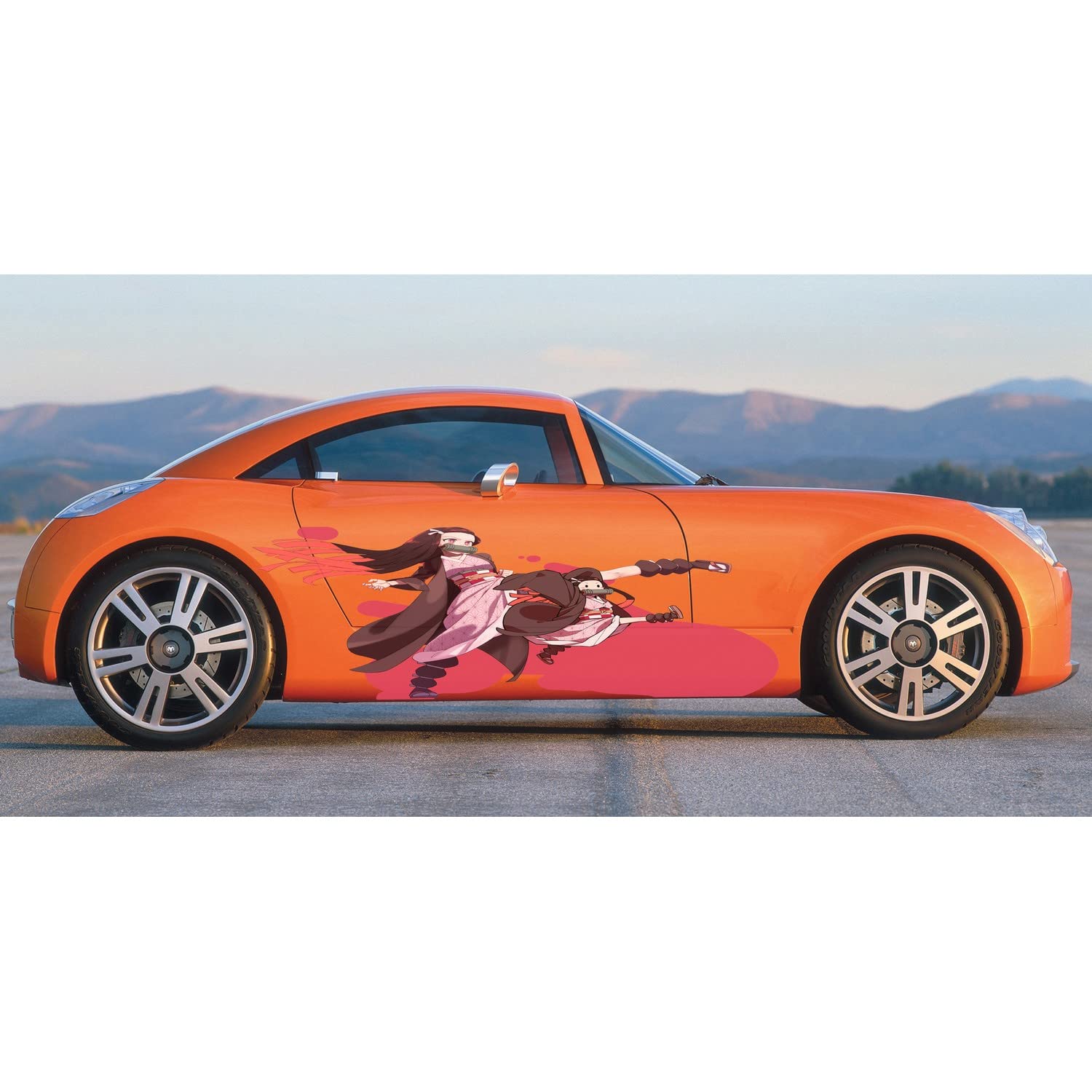 Anime Girls Vinyl Car Wrap - 20x60 Inches - Sexy Anime Decal for Car Side Graphics - Waterproof & Durable Sticker for Vehicles, Trucks, Laptops - Perfect for Anime Fans & Car Enthusiasts