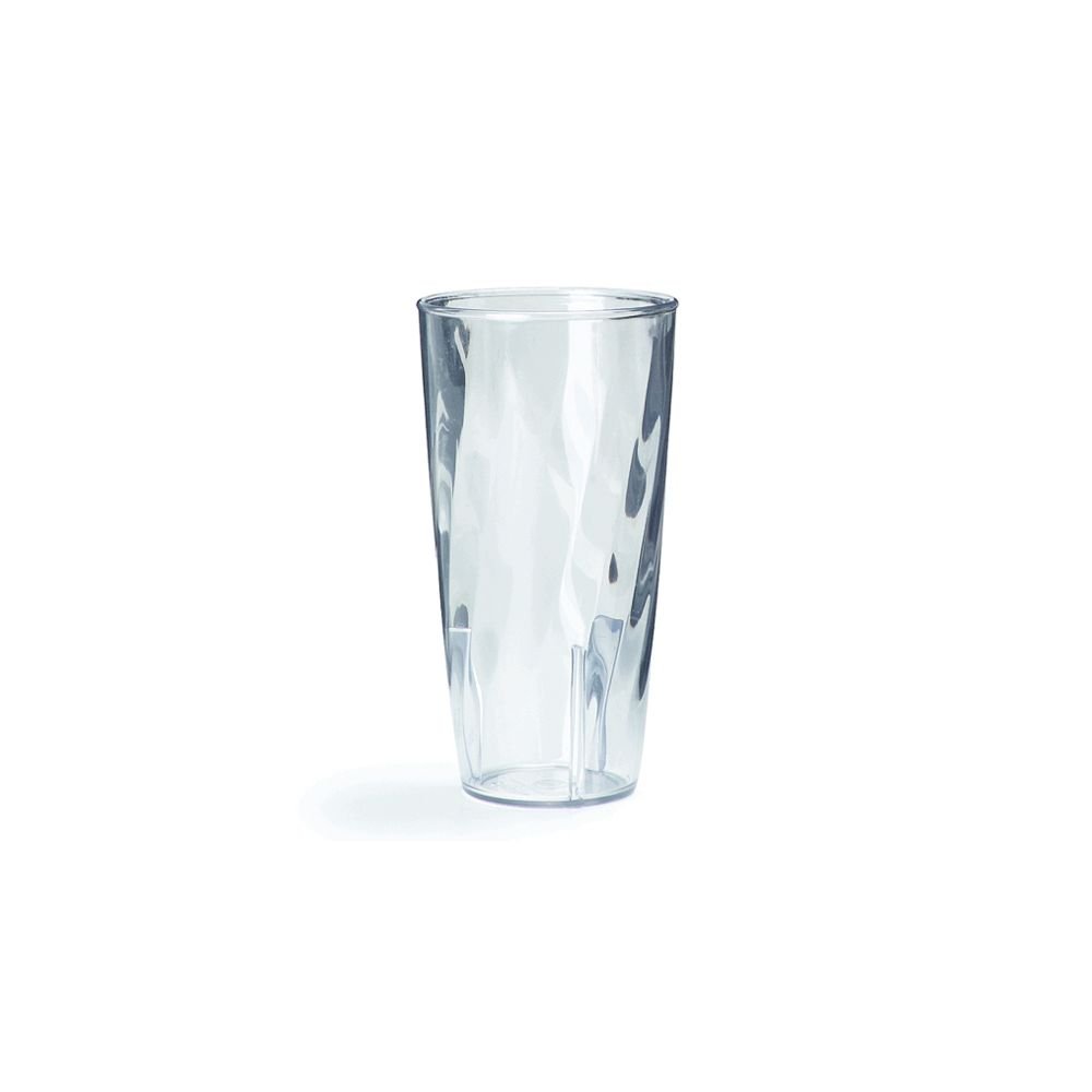 Carlisle 4366807 Clear Polycarbonate 16-Oz Swirl Tumblers - Set of 36 Durable Drinking Cups for Restaurants, Cafes & Parties - BPA-Free Reusable Glasses for Cold Beverages, Iced Coffee & Smoothies