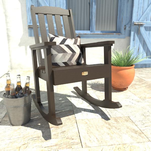 Comfortable Essential Country Rocking Chair for Living Room, Nursery, or Porch - Relaxing Wooden Rocker with Classic Design