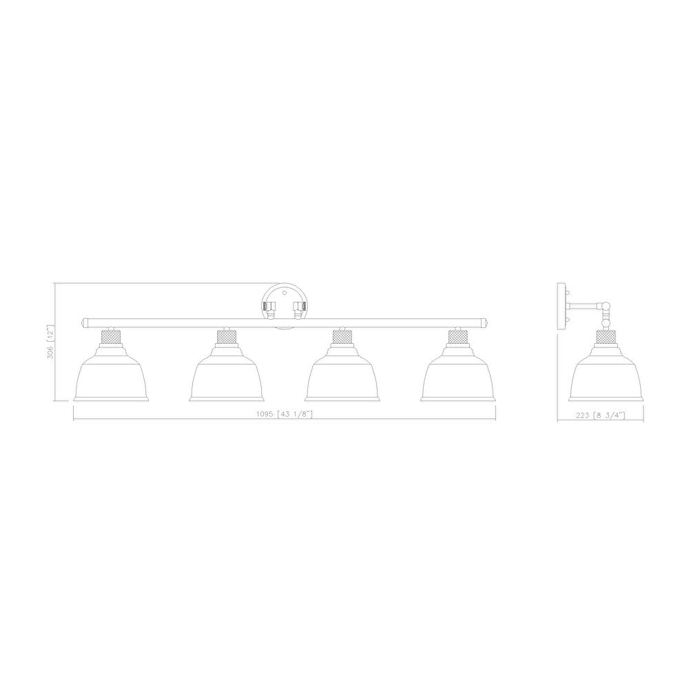Vanity Art Wall Vanity Light Fixture - 4-Light Modern Bathroom Sconce with Clear Seedy Glass in Satin Gold | Elegant Lighting for Bathroom Vanity, Living Room & Bedroom | Dimmable Wall Lamp for Home Decor (BA207-4SG3-SY)