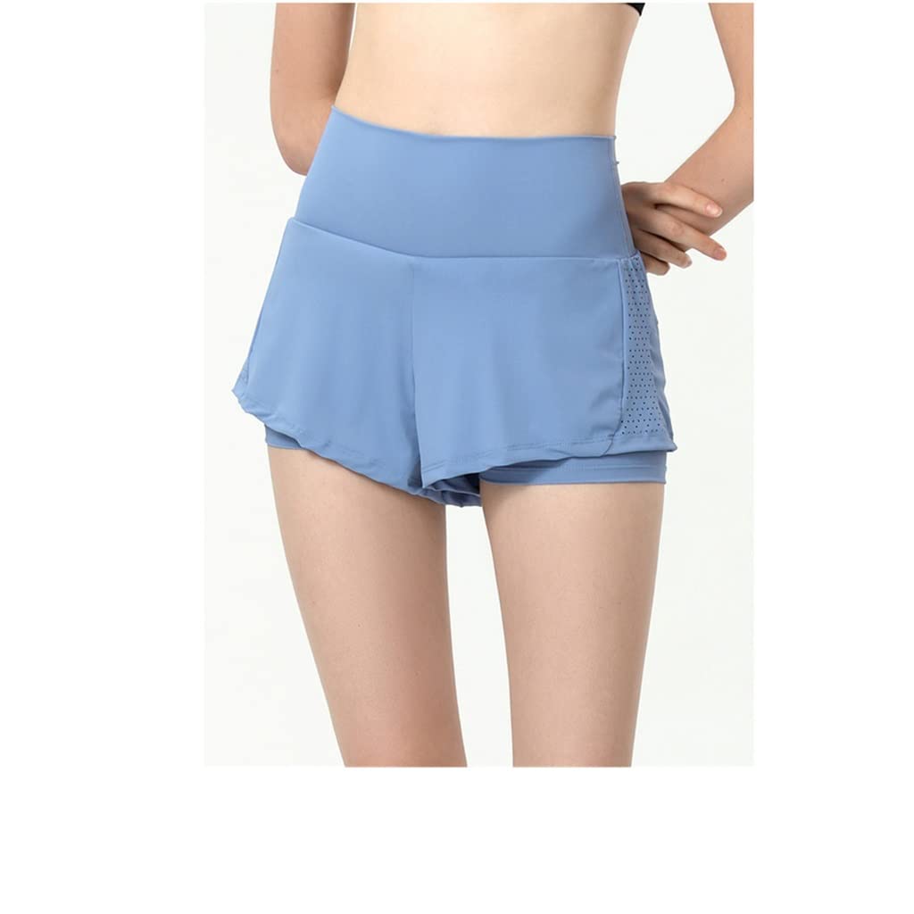 Slim Fit High Waist Quick Dry Yoga Shorts for Women - Stretchy Workout Running Shorts with Pockets - Breathable Summer Sports Shorts (Color: B, Size: 2XL) - Perfect for Yoga, Gym, Running & Outdoor Activities