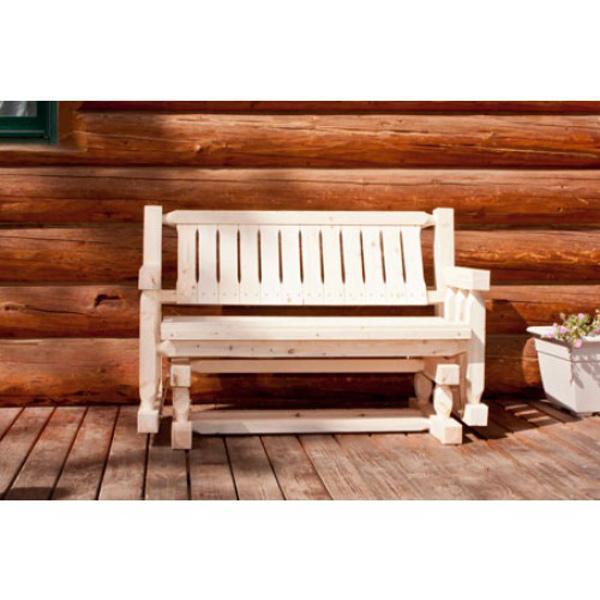 Homestead Collection Glider - Comfortable Patio Rocking Chair for Porch, Garden & Backyard Relaxation | Durable Outdoor Furniture for Adults & Seniors
