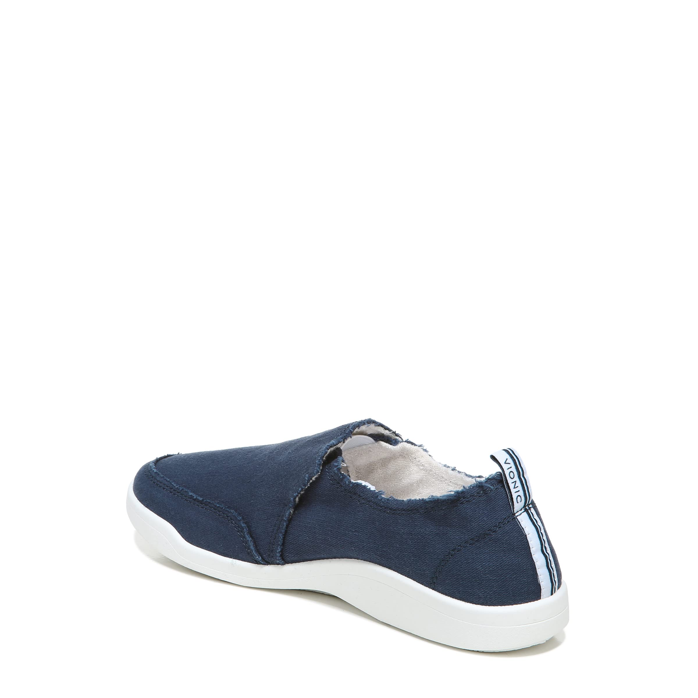Vionic Women's Malibu Slip-On Shoes - Comfortable Orthotic Sandals for Plantar Fasciitis Relief | Perfect for Walking, Travel & Everyday Wear