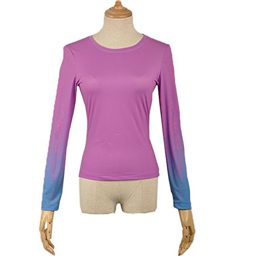 Women's Purple Leather Jacket Suit Uniform Dress - Halloween Costume for Cosplay, Party & Themed Events