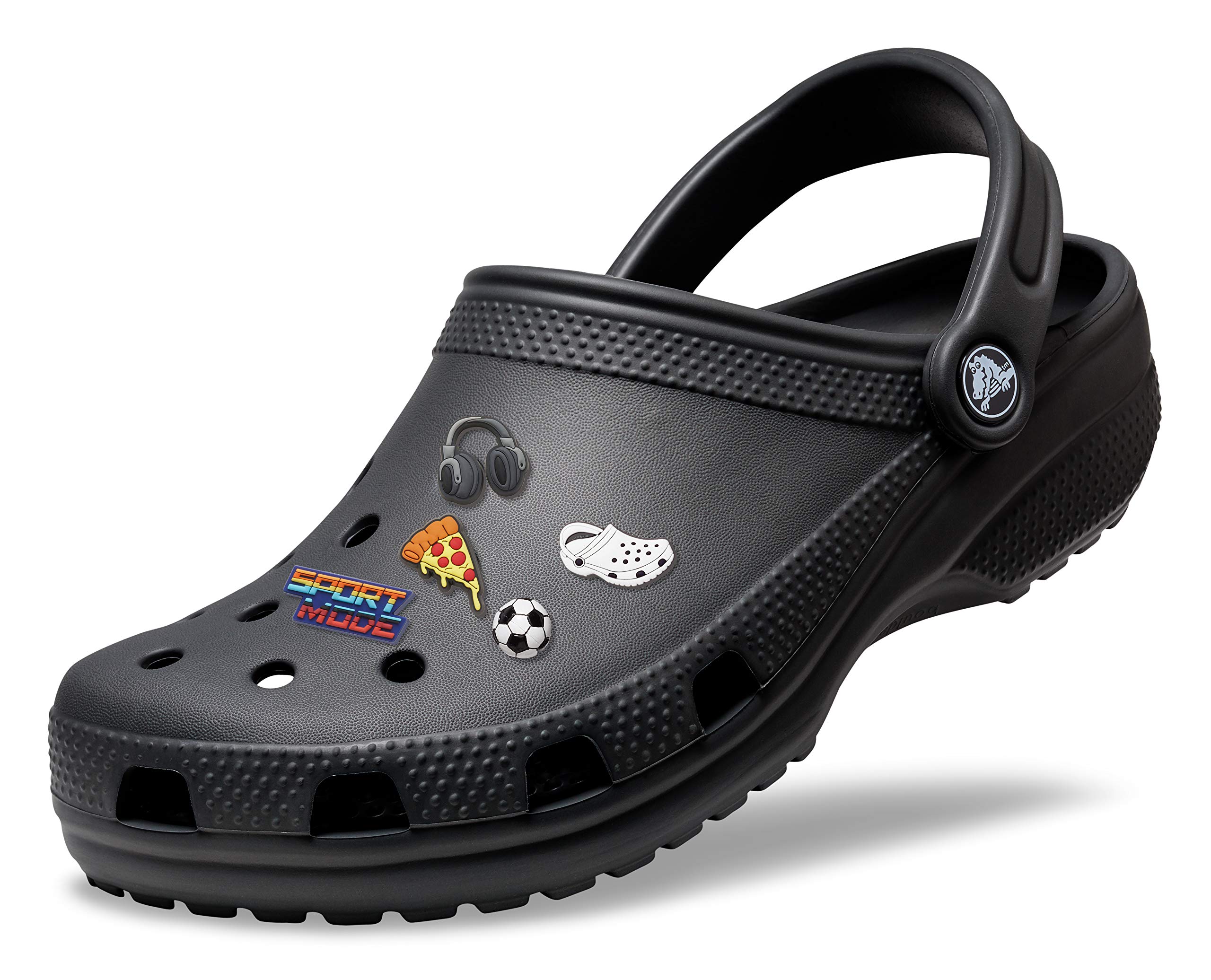 **Crocs Classic Clog for Men & Women - Comfortable Slip-On Shoes with 5-Pack Jibbitz Charms - Perfect for Casual Wear, Sports & Outdoor Activities**